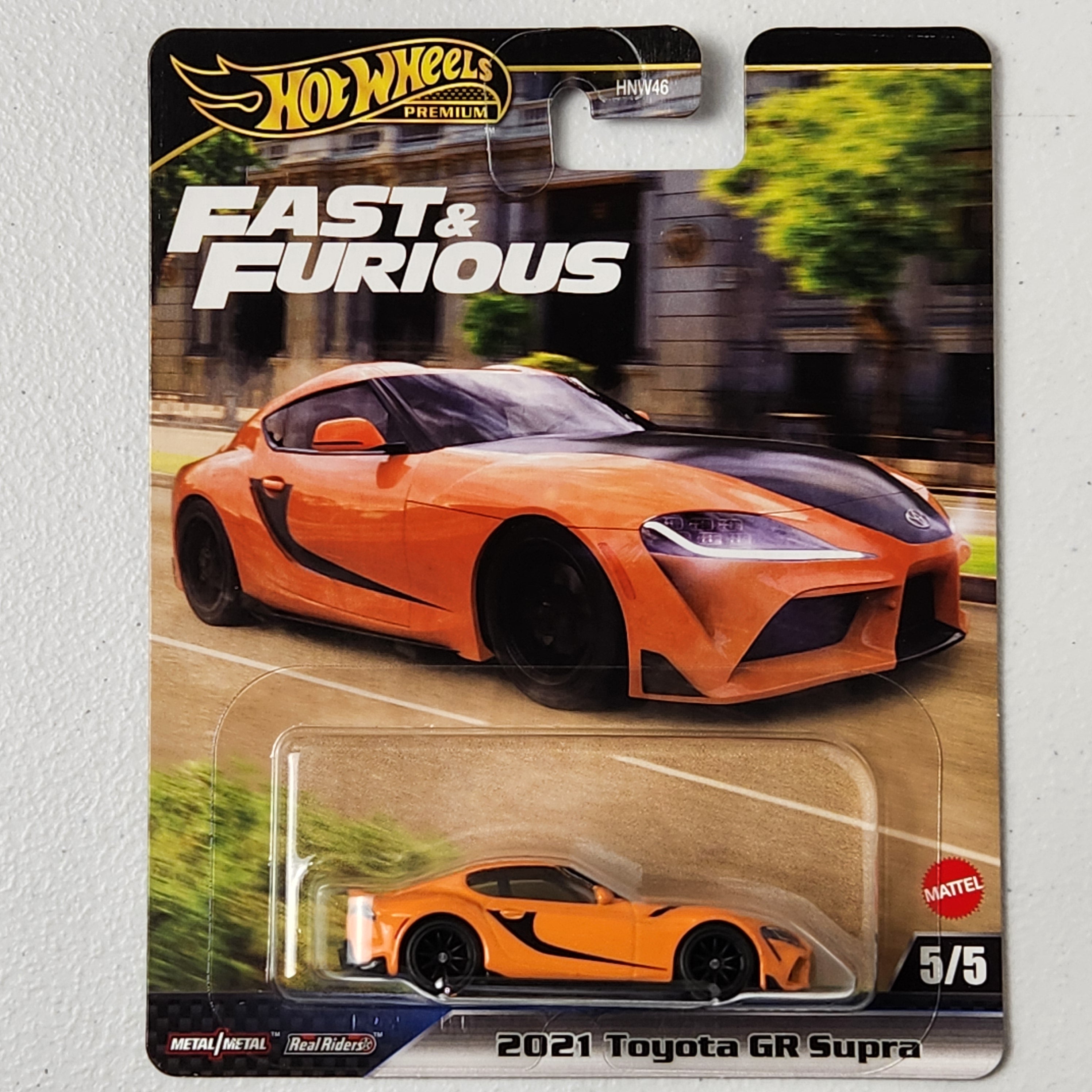 2021 Toyota GR Supra 5/5 Fast & Furious JDM Premium Hot Wheels 2025