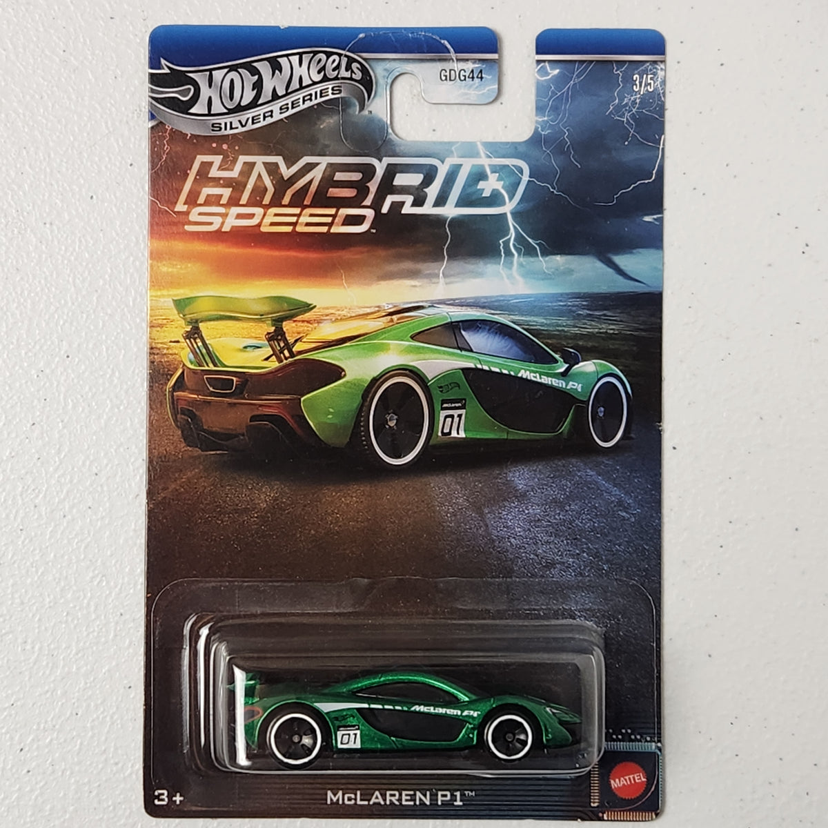 McLaren P1 3/5 European Hybrid Speed Hot Wheels 2025