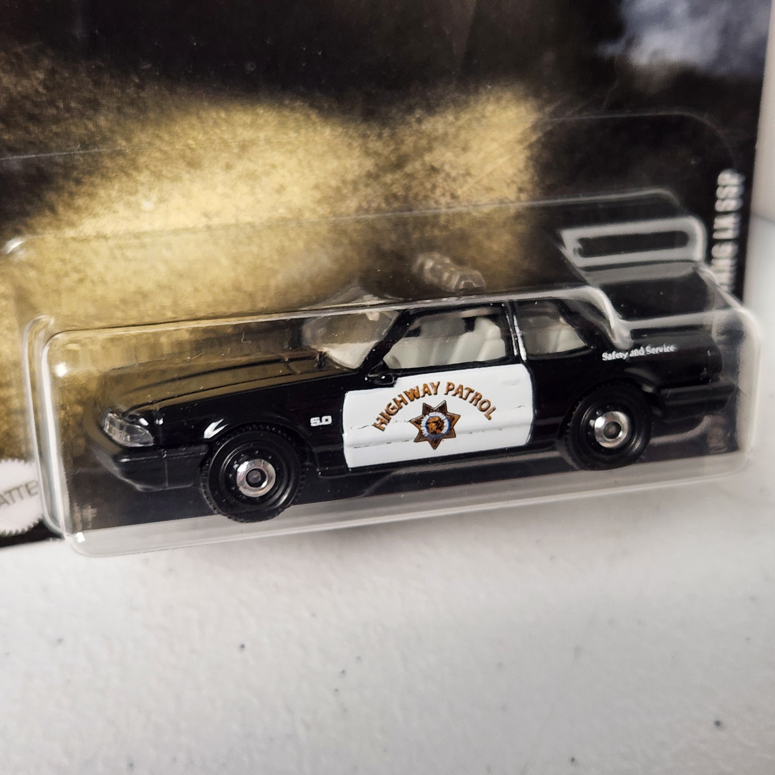 1993 Ford Mustang LX SSP Police Car American Mainline Matchbox 2020