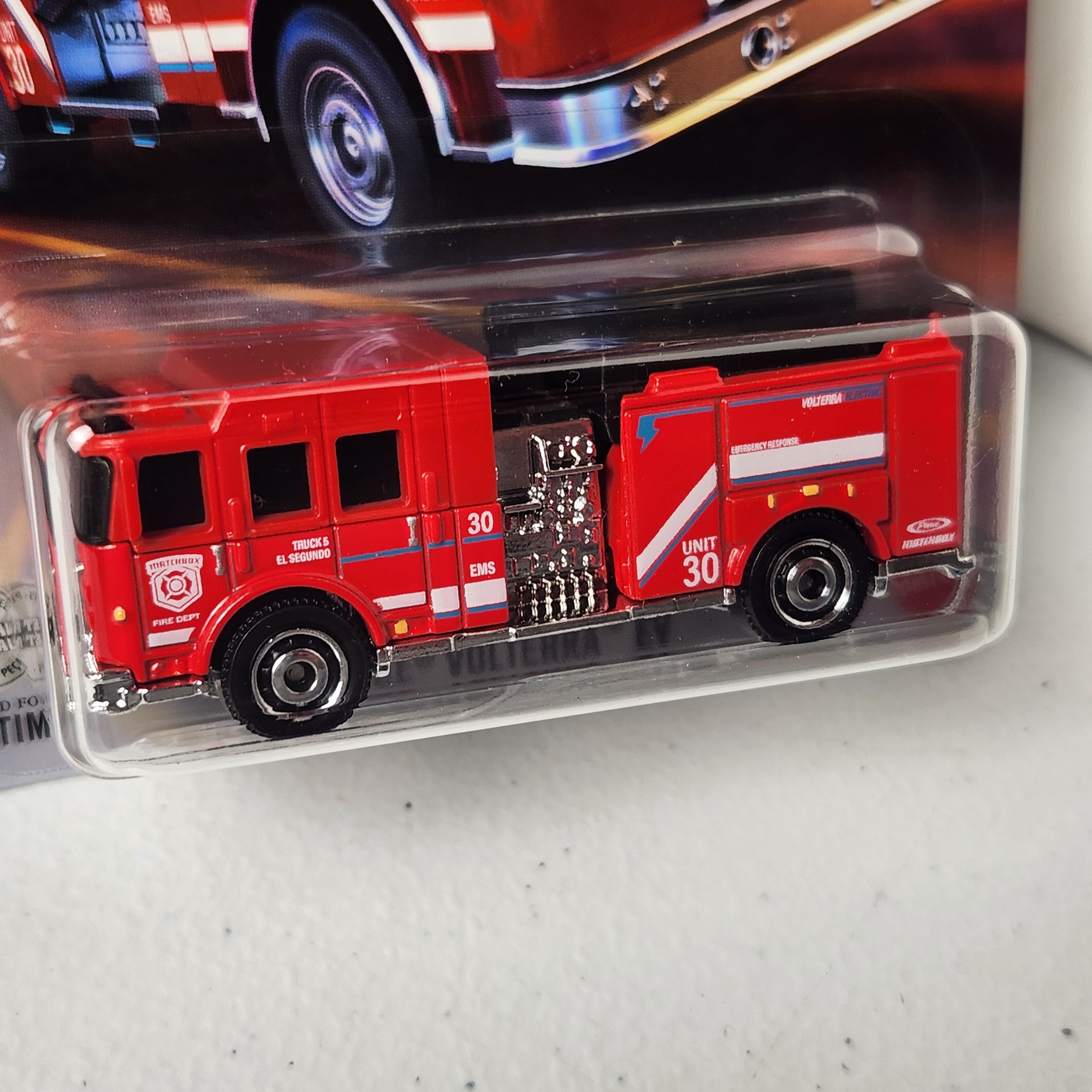 Fire Truck Pierce Volterra EV American Mainline Matchbox 2026