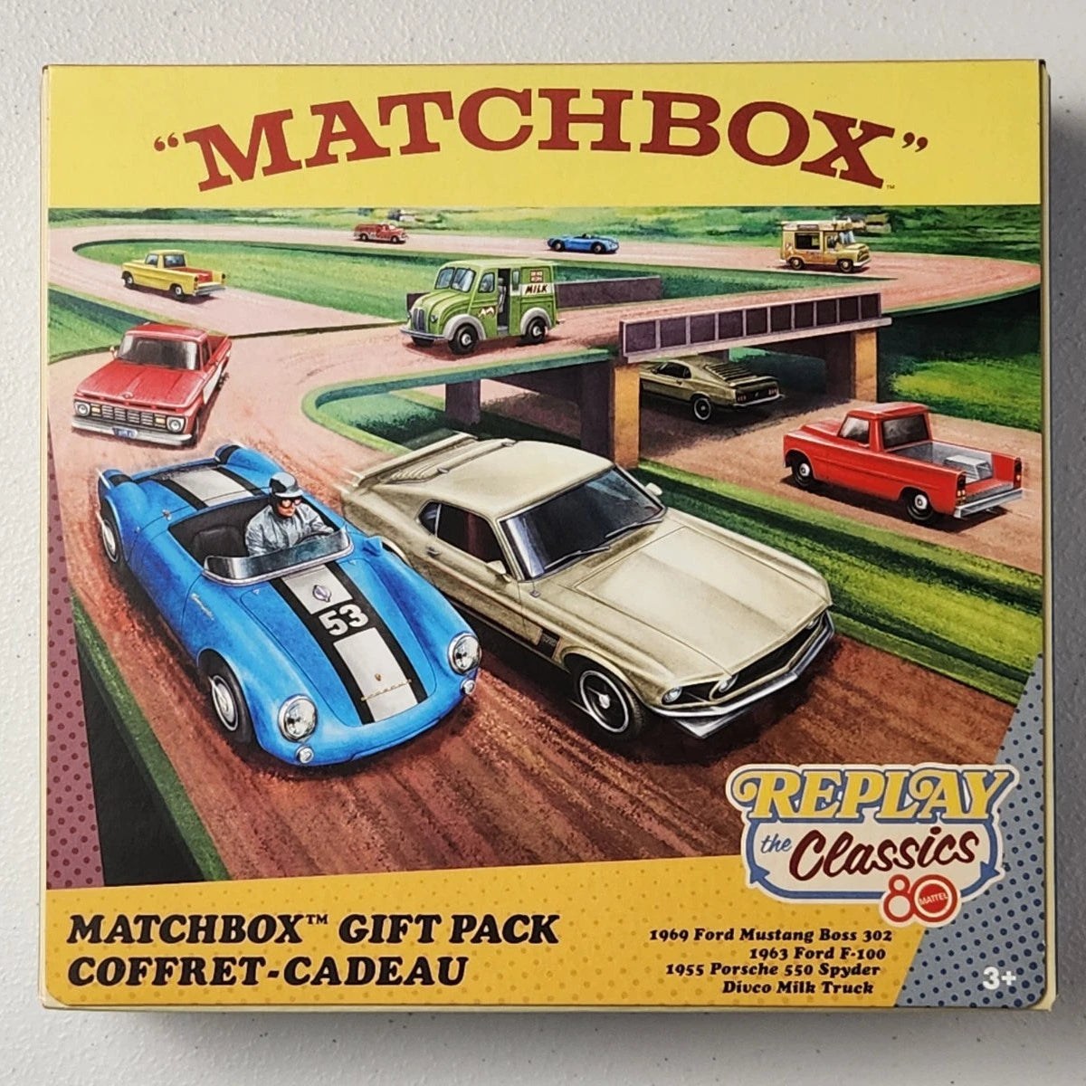 Mattel 80th Matchbox Gift Gift Classics Hot Wheels 5-Pack Kool Kombi Dream Mobile