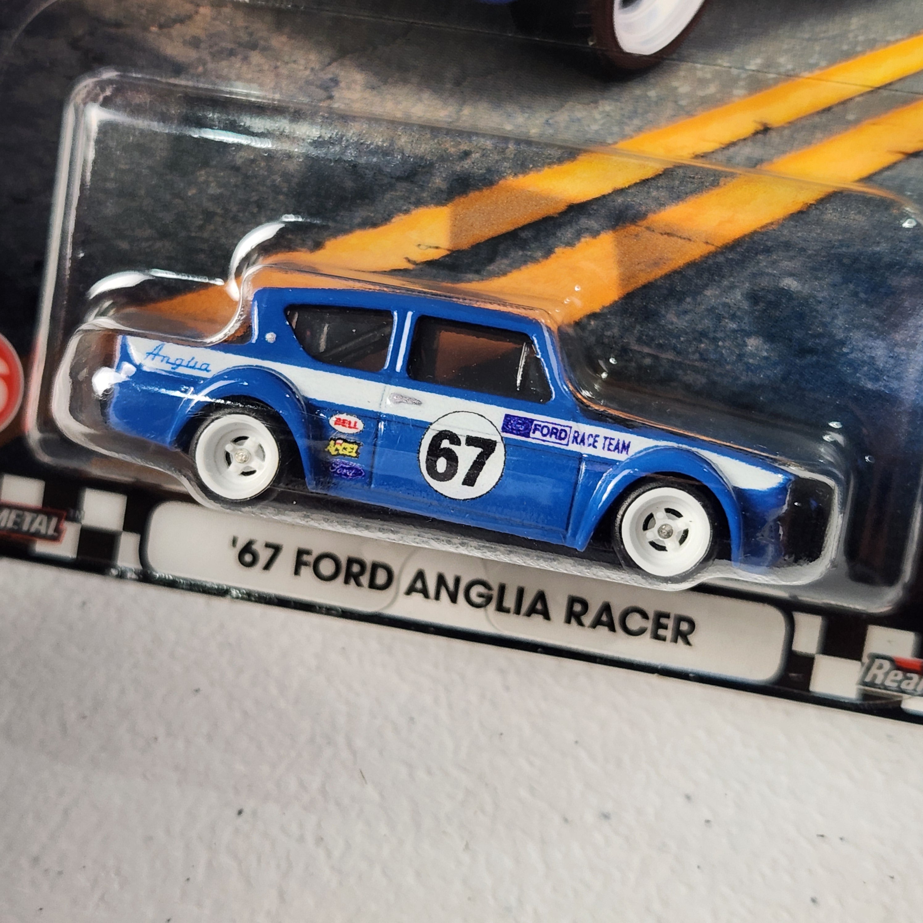 67 Ford Anglia Racer #86 Boulevard American Premium Hot Wheels