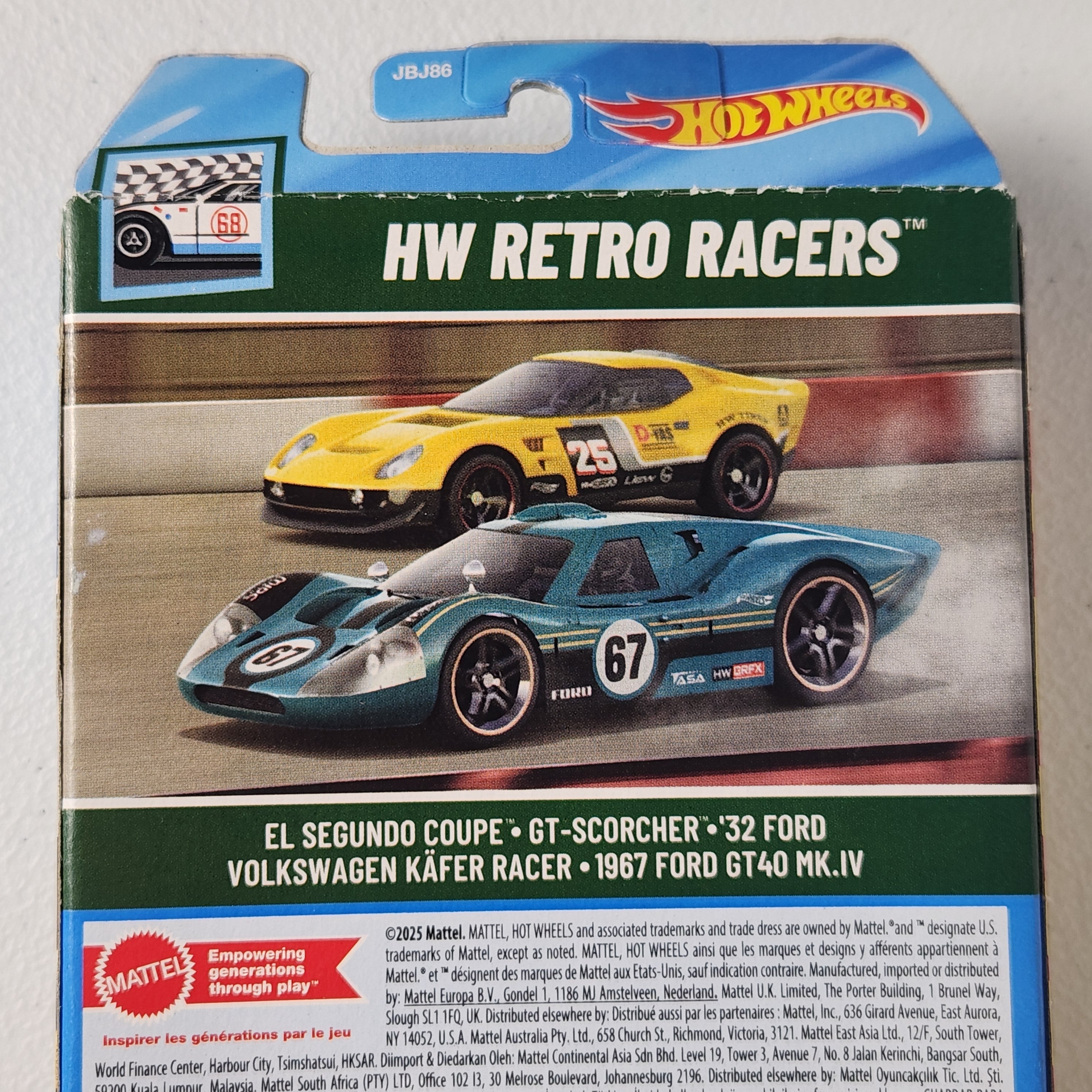 HW Retro Racers 5 Pack American Mainline Hot Wheels