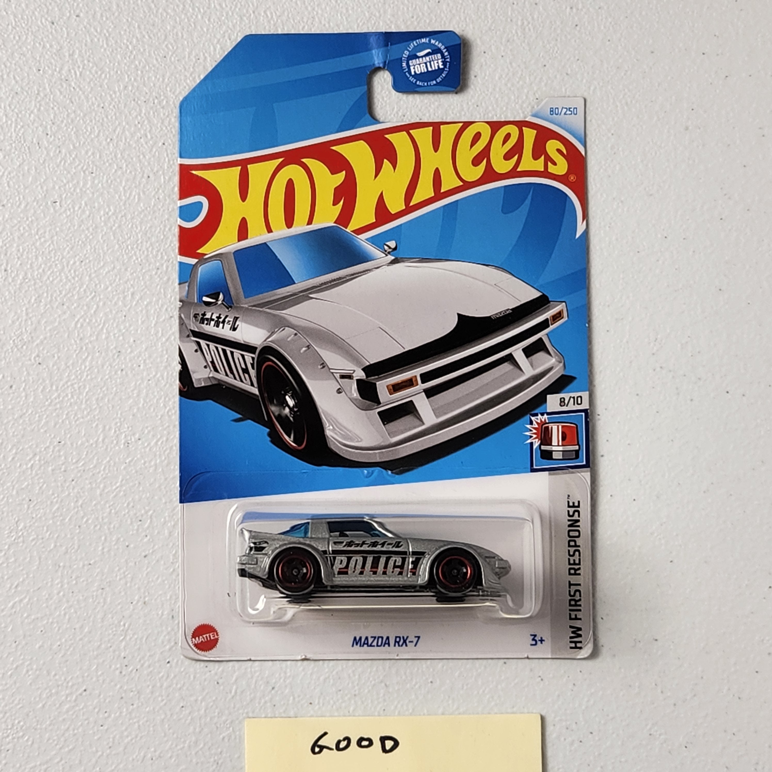 Mazda RX7 JDM Mainline Hot Wheels