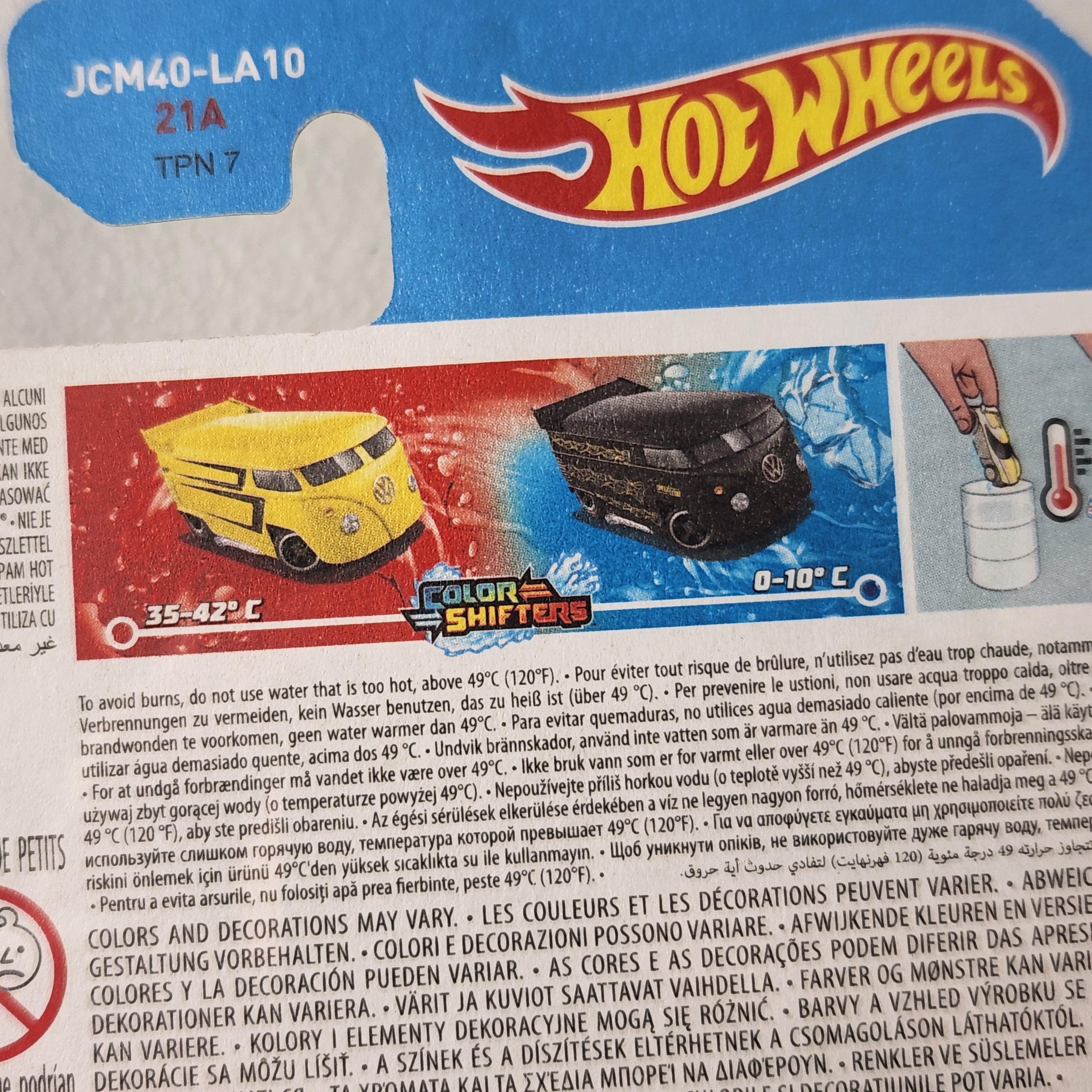 Volkswagen Drag Bus Color Shifters European Premium Hot Wheels