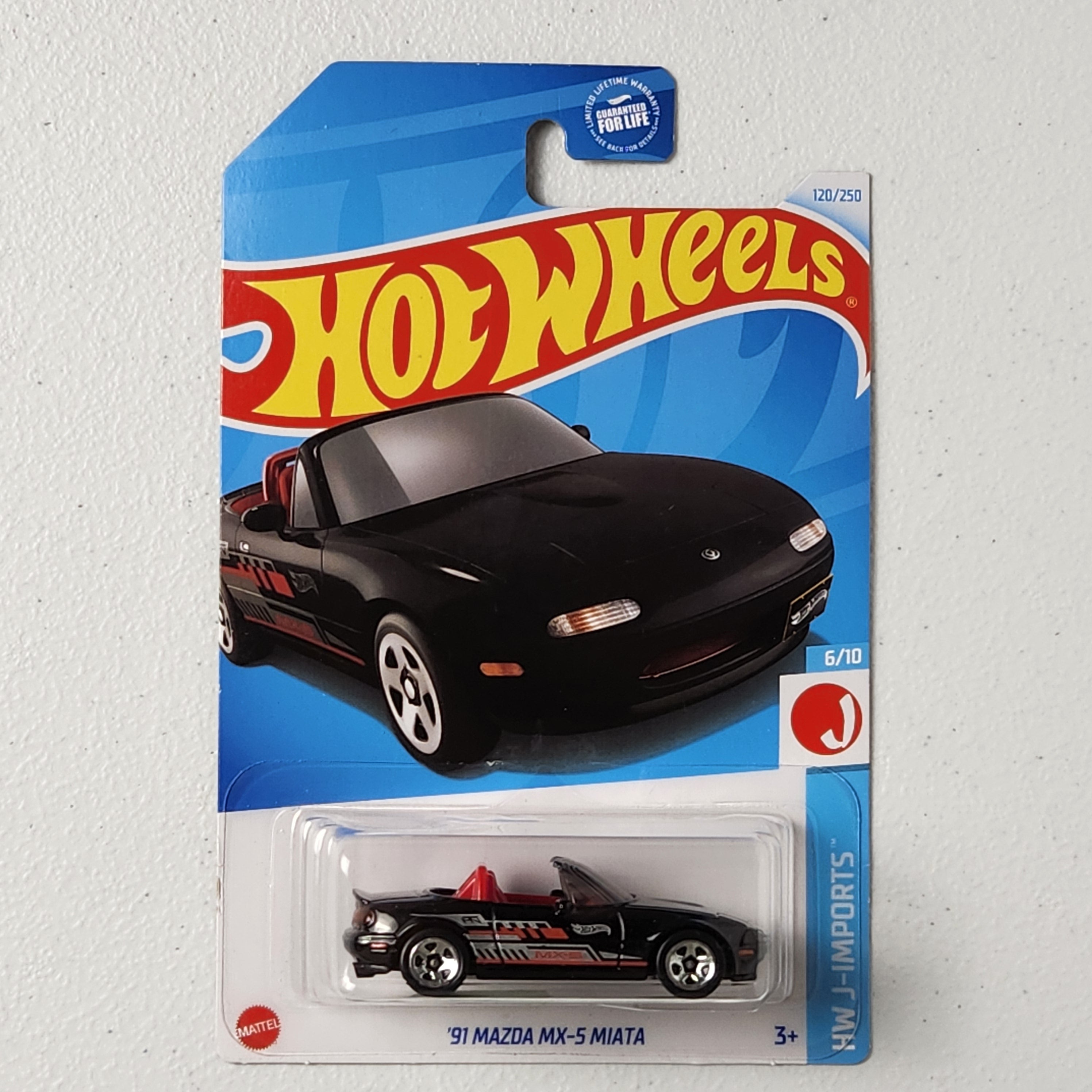 91 Mazda MX-5 Miata JDM Mainline Hot Wheels