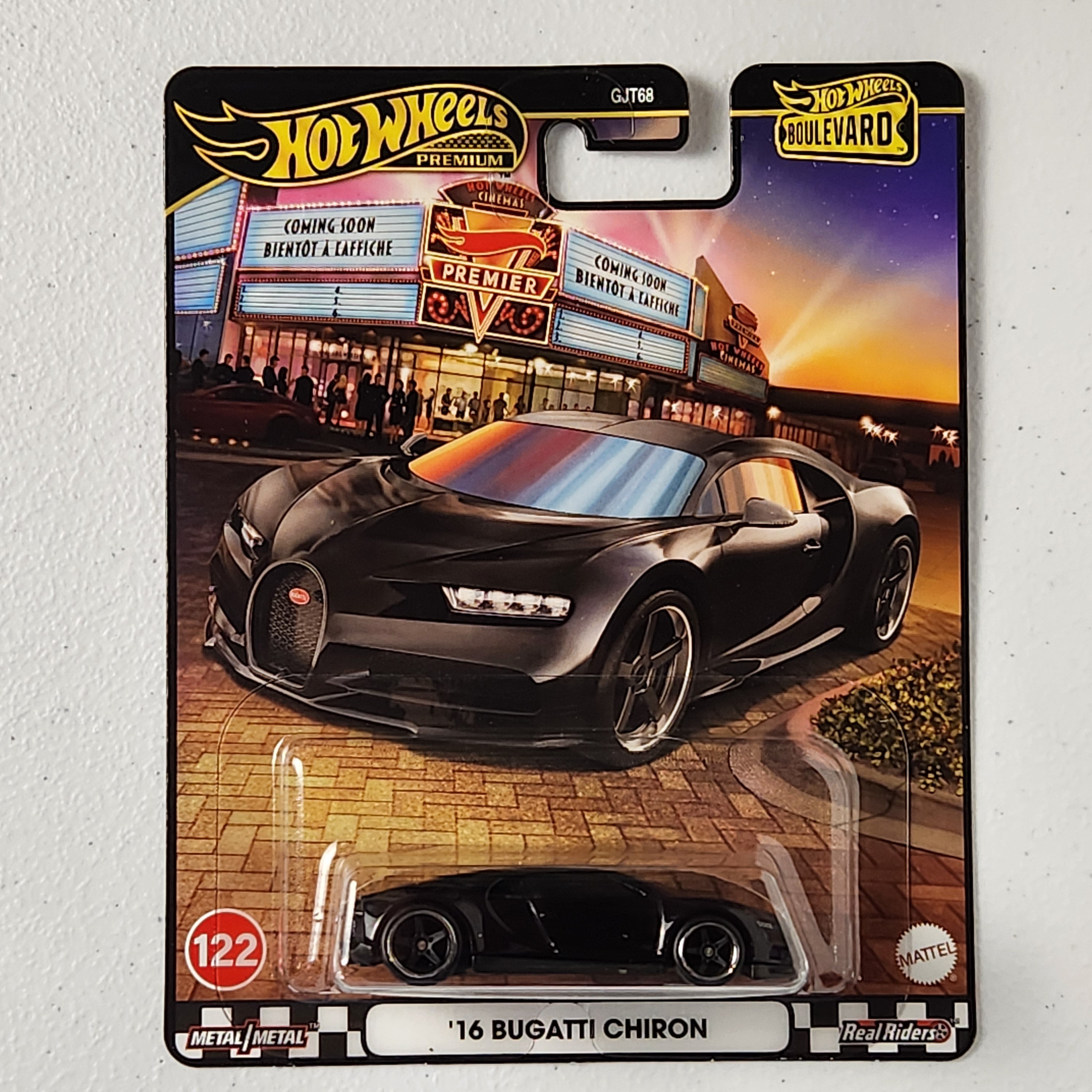 16 Bugatti Chiron #122 Boulevard Premium Hot Wheels