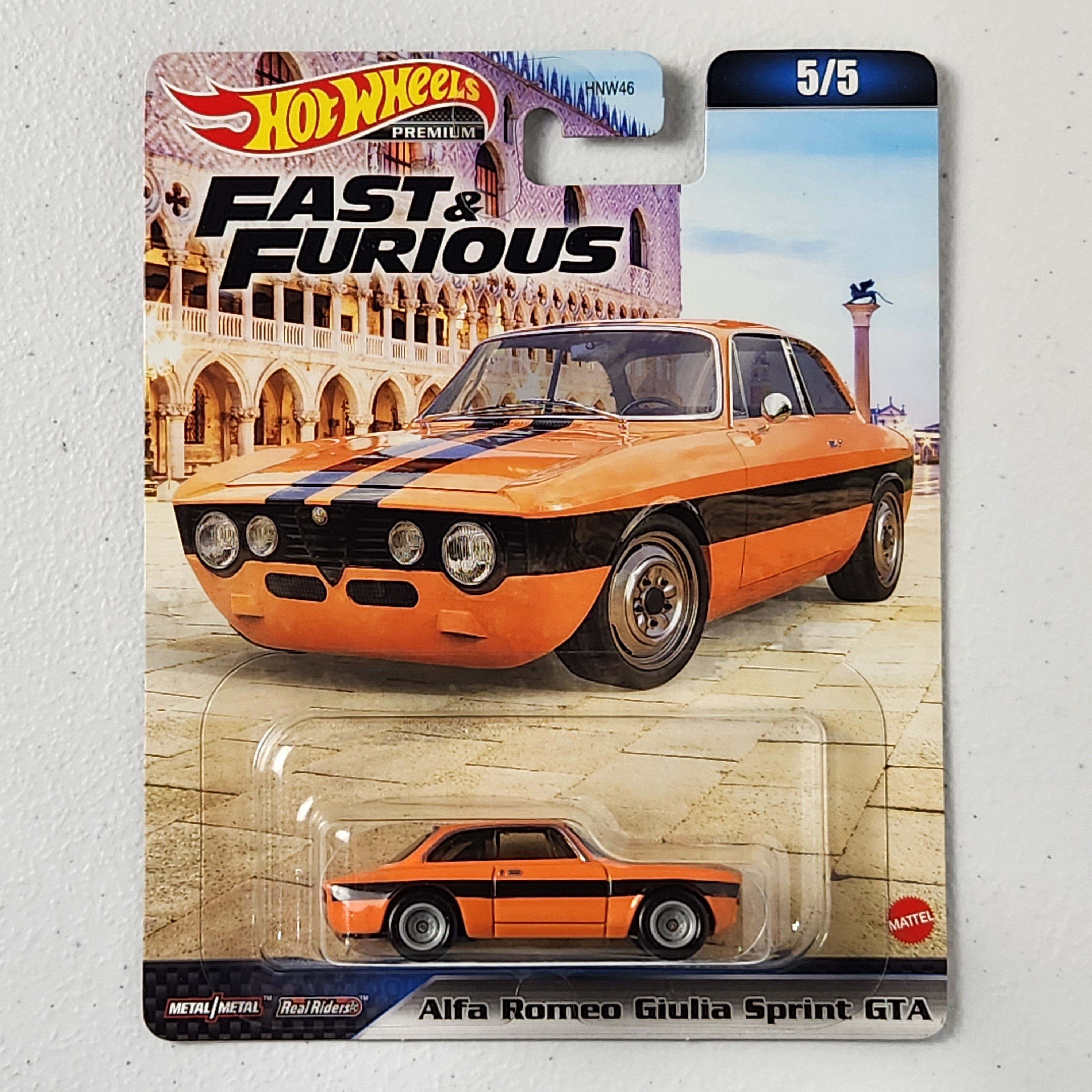 Alfa Romeo Giulia Sprint GTA #5/5 F&F European Premium Hot Wheels