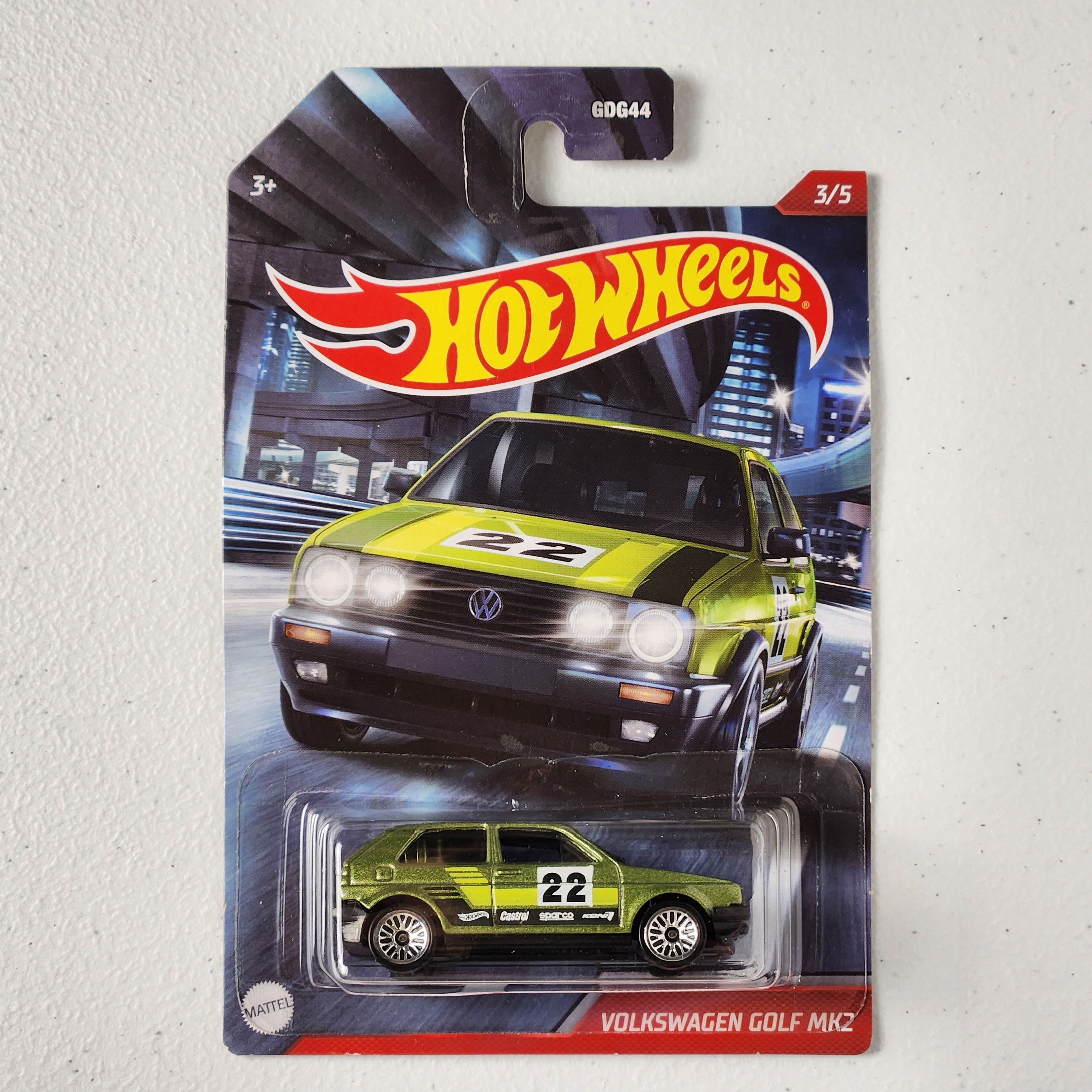 Volkswagen Golf MK2 European Mainline Hot Wheels
