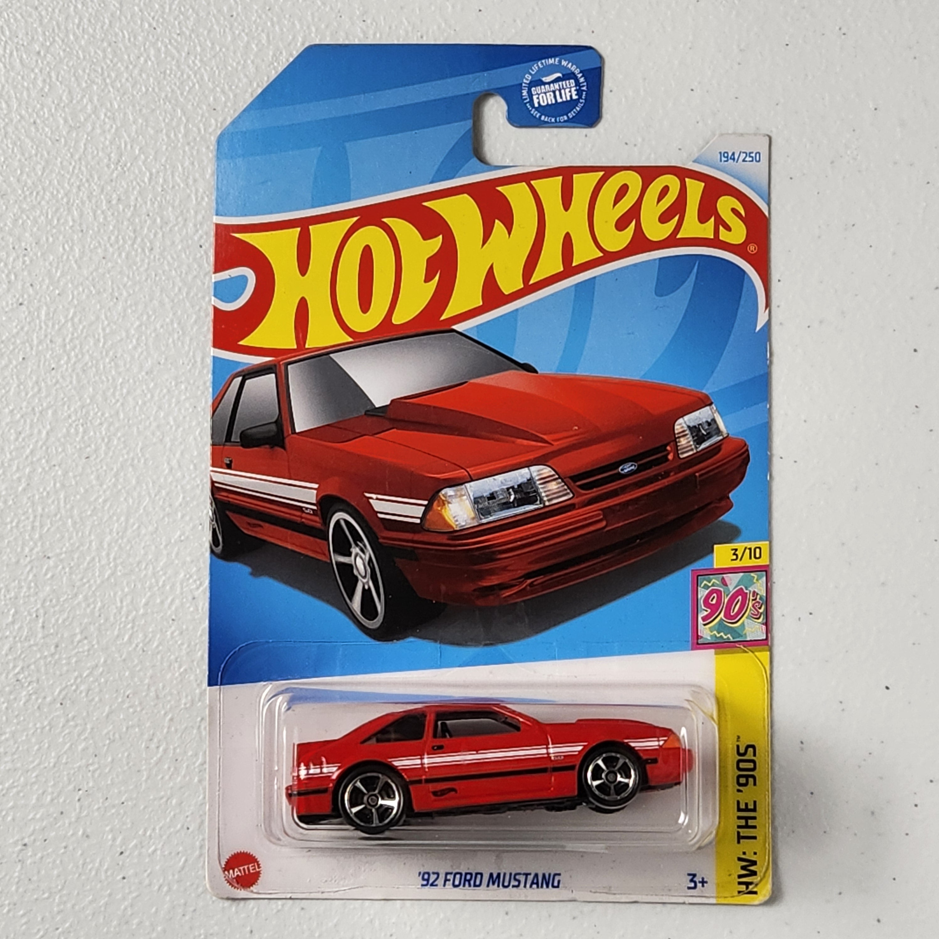 92 Ford Mustang Fox Body American Mainline Hot Wheels