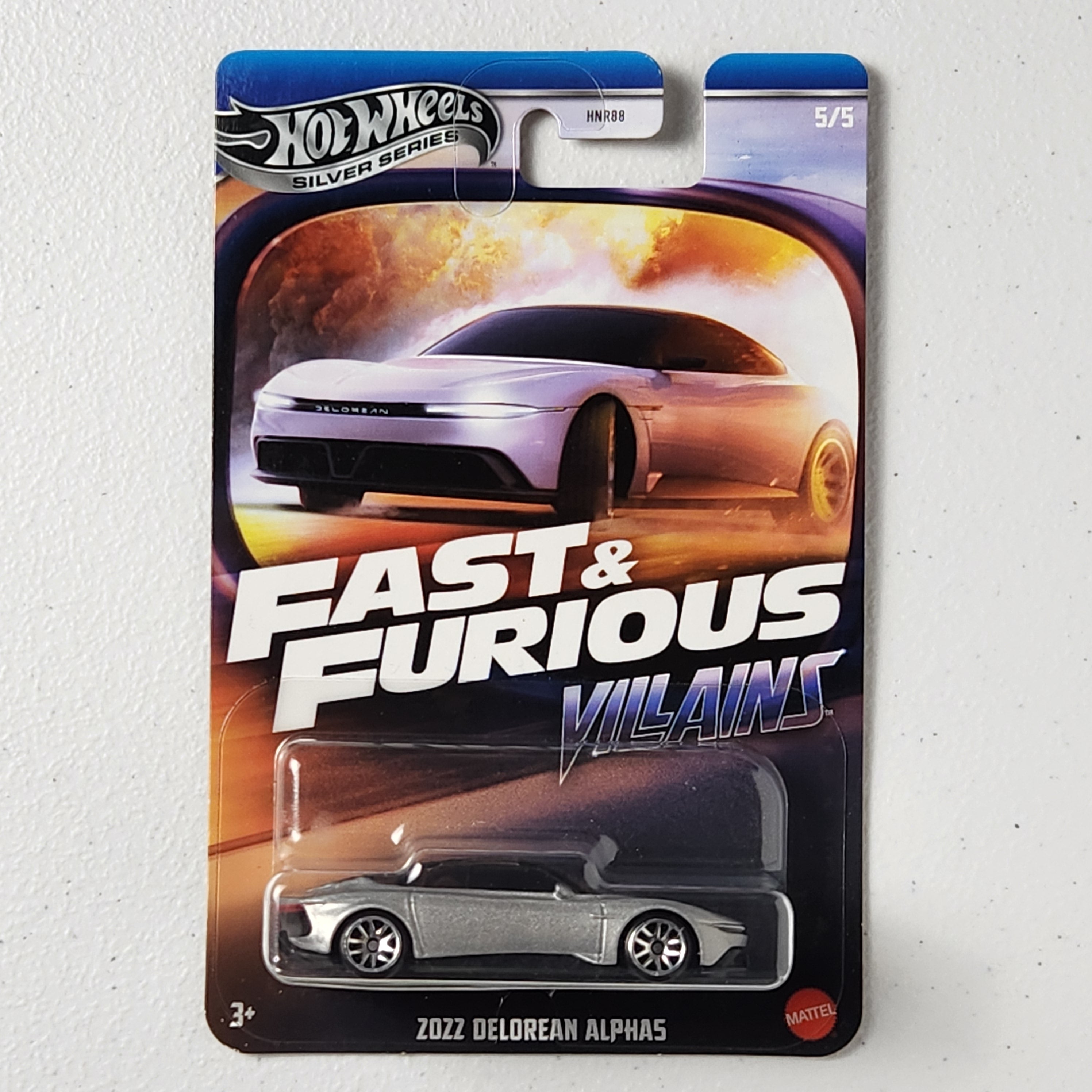 Zozz DeLorean Alpha5 #5/5 F&F Villains SS European Hot Wheels