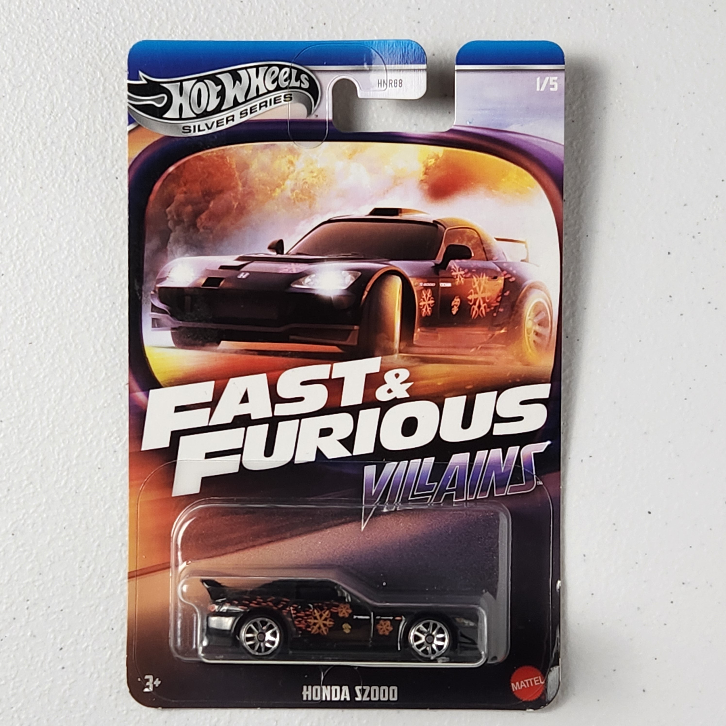 Honda S2000 1/5 METAL BASE F&F Villains SS JDM Hot Wheels
