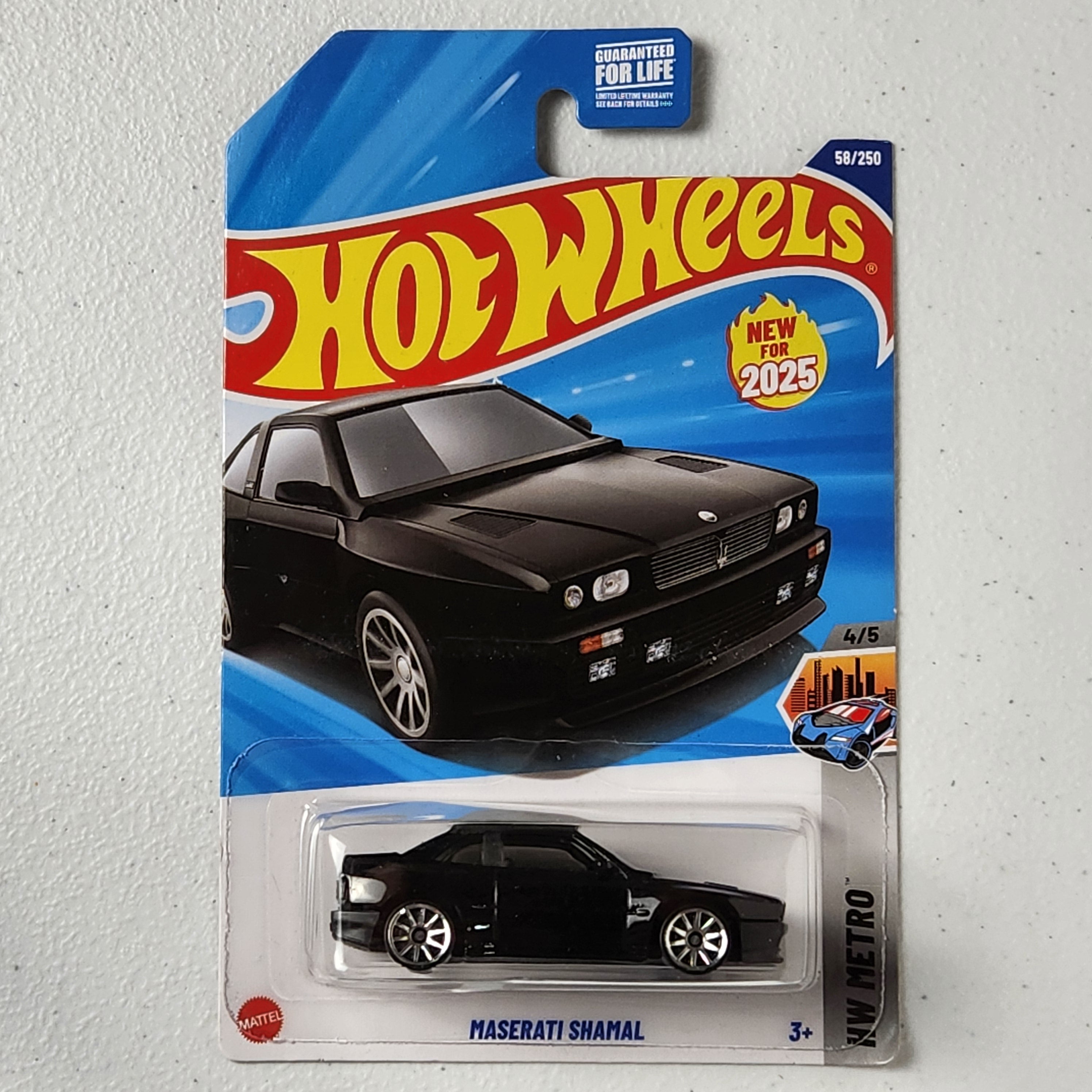 Maserati Shamal European Mainline Hot Wheels