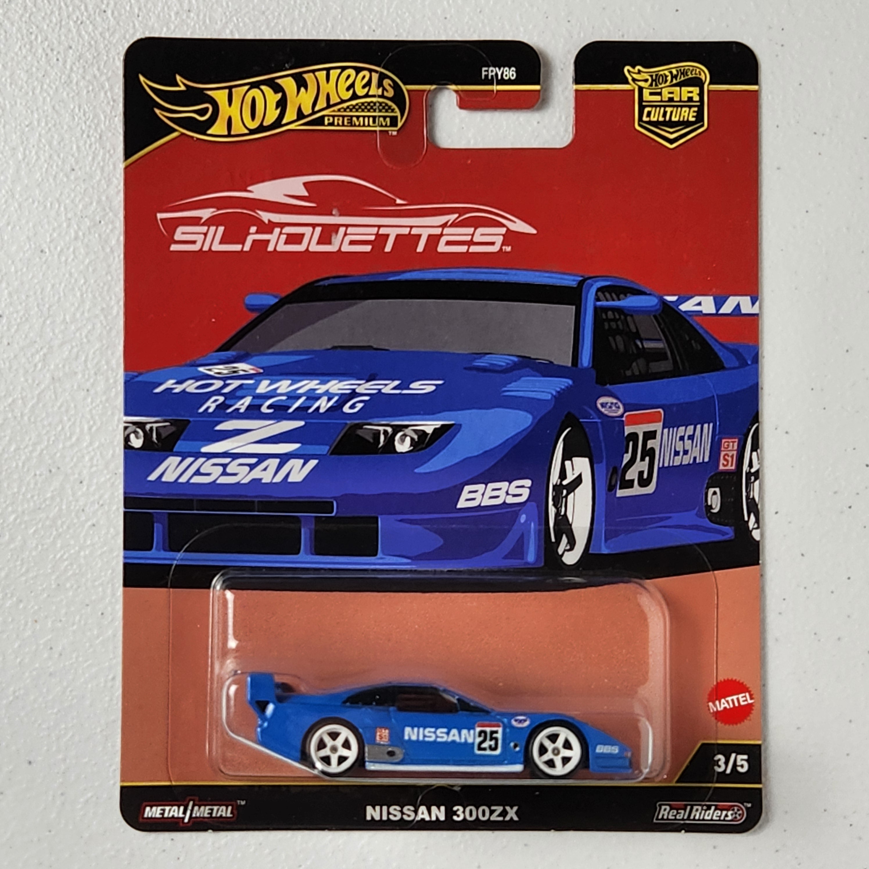 Nissan 300ZX #3/5 Silhouettes JDM Premium Hot Wheels
