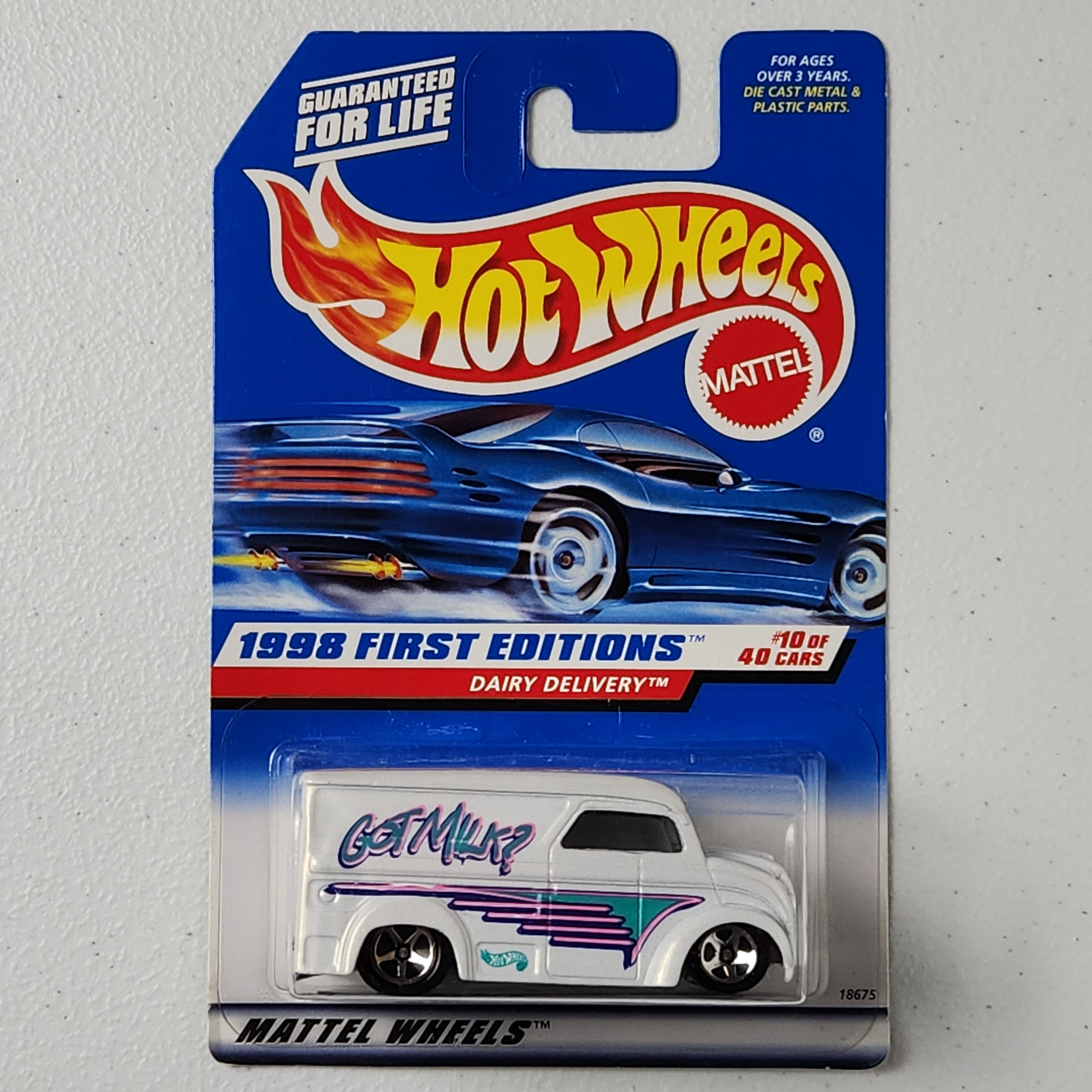 1998 Dairy Delivery Fantasy First Editions Hot Wheels