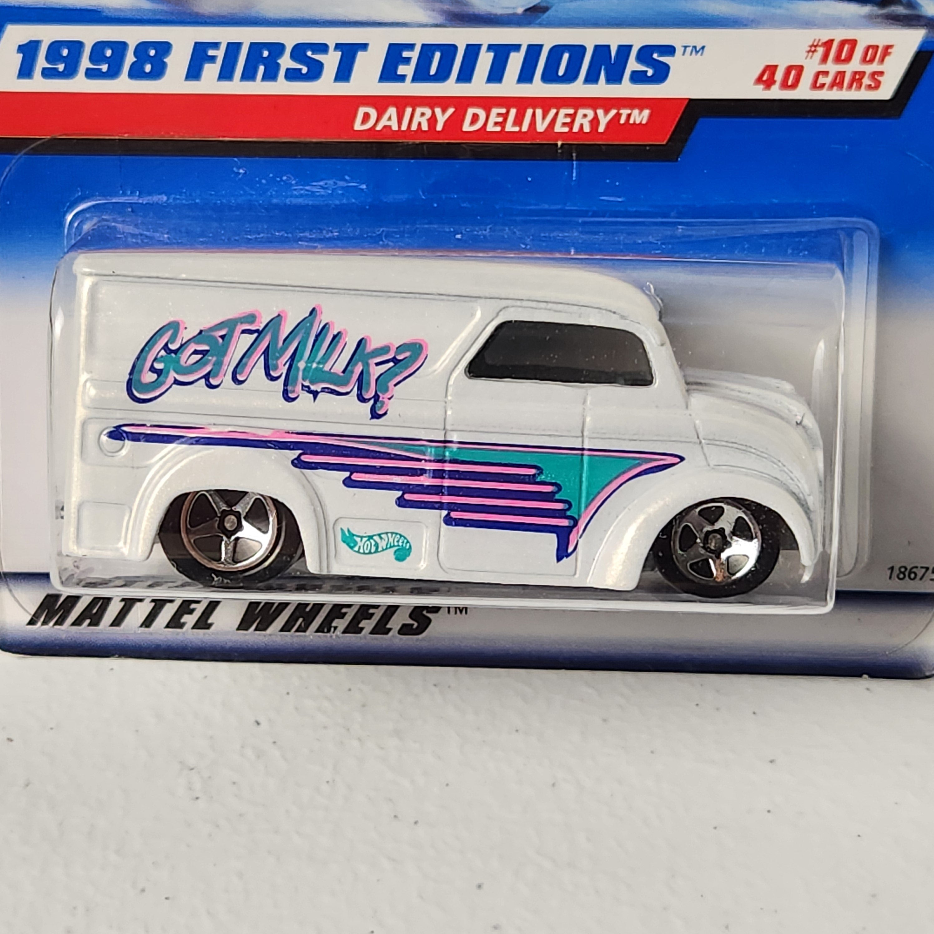 1998 Dairy Delivery Fantasy First Editions Hot Wheels