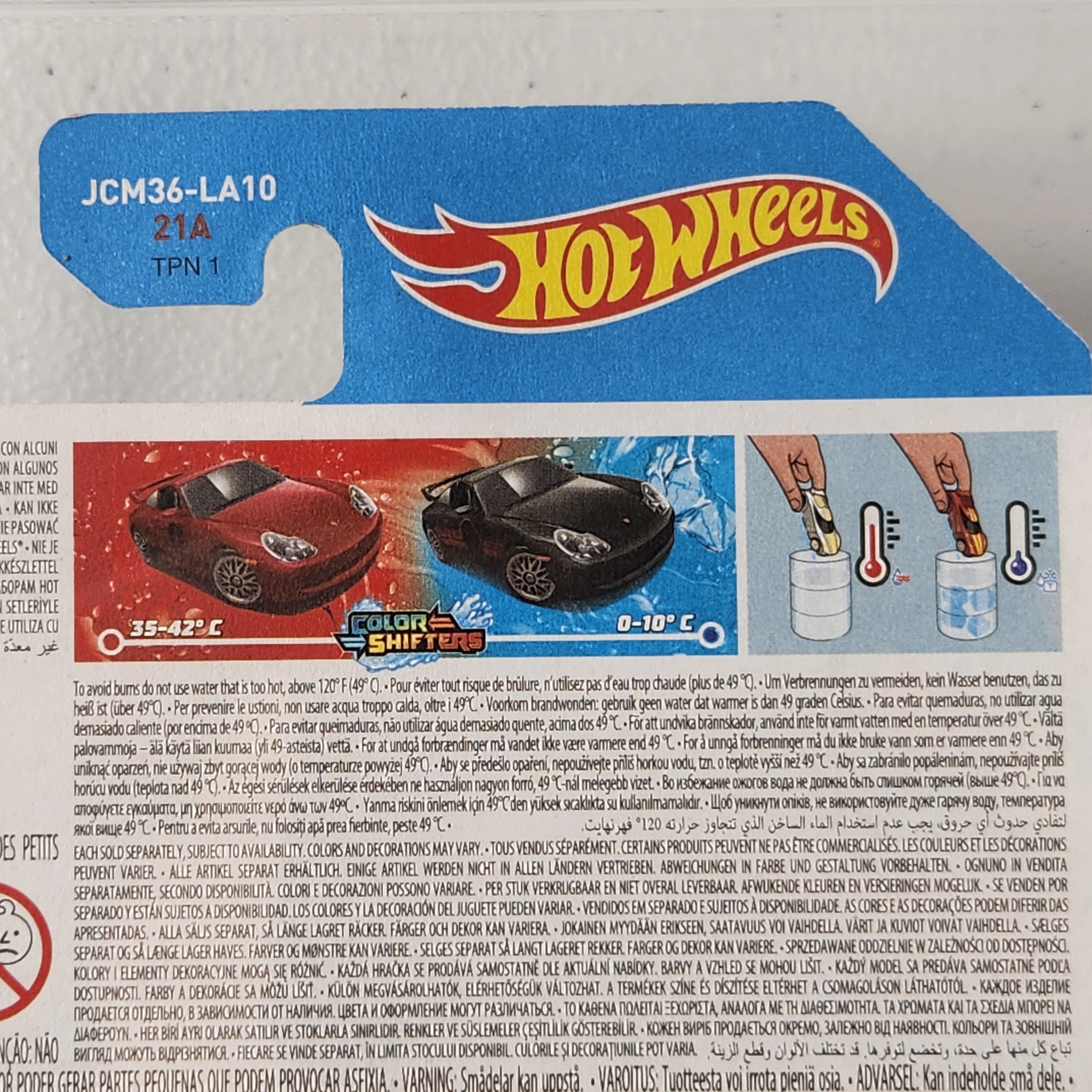 Porsche 911 GT3 Cup European Color Shifters Hot Wheels