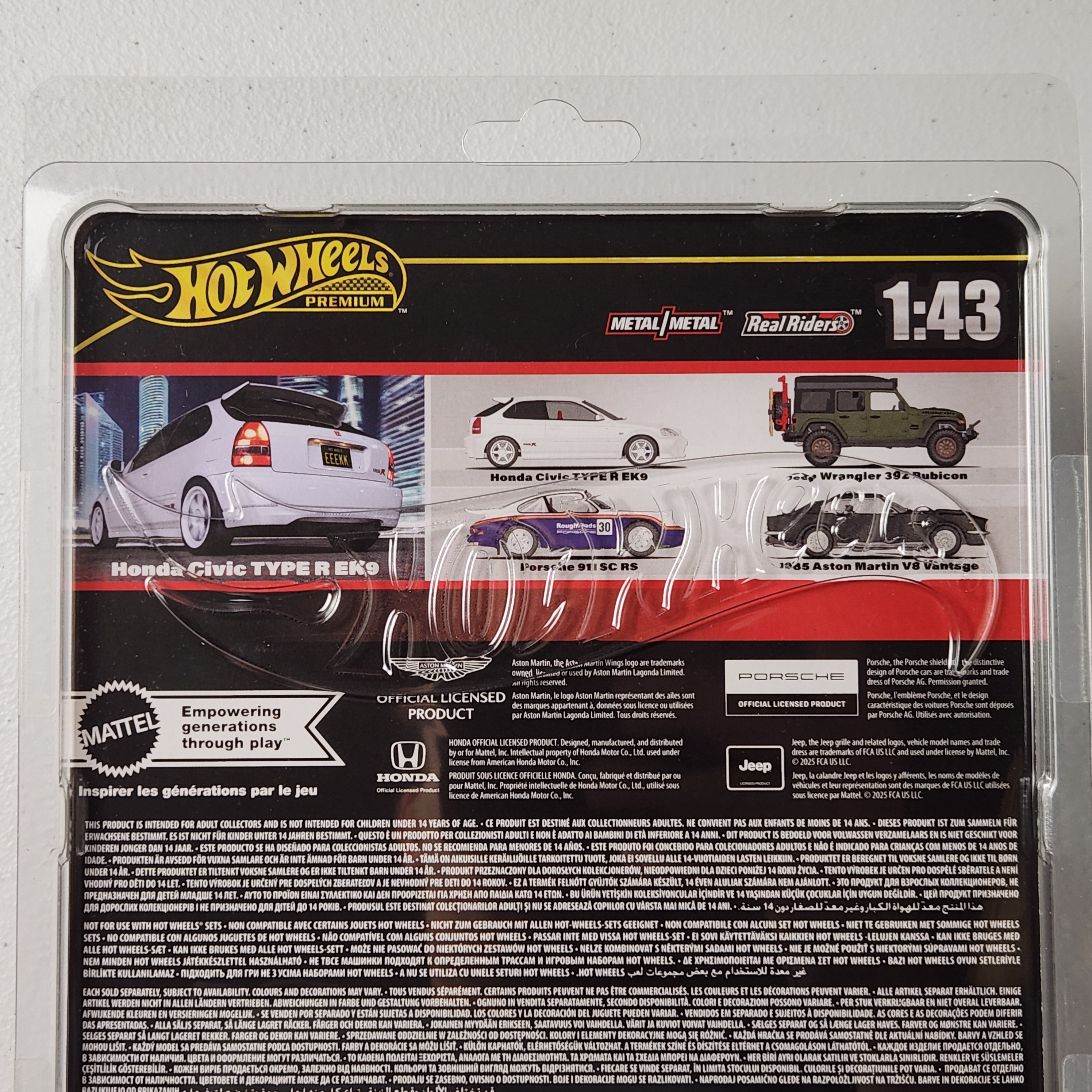 Honda Civic Type R EK9 1:43 JDM Premium Hot Wheels