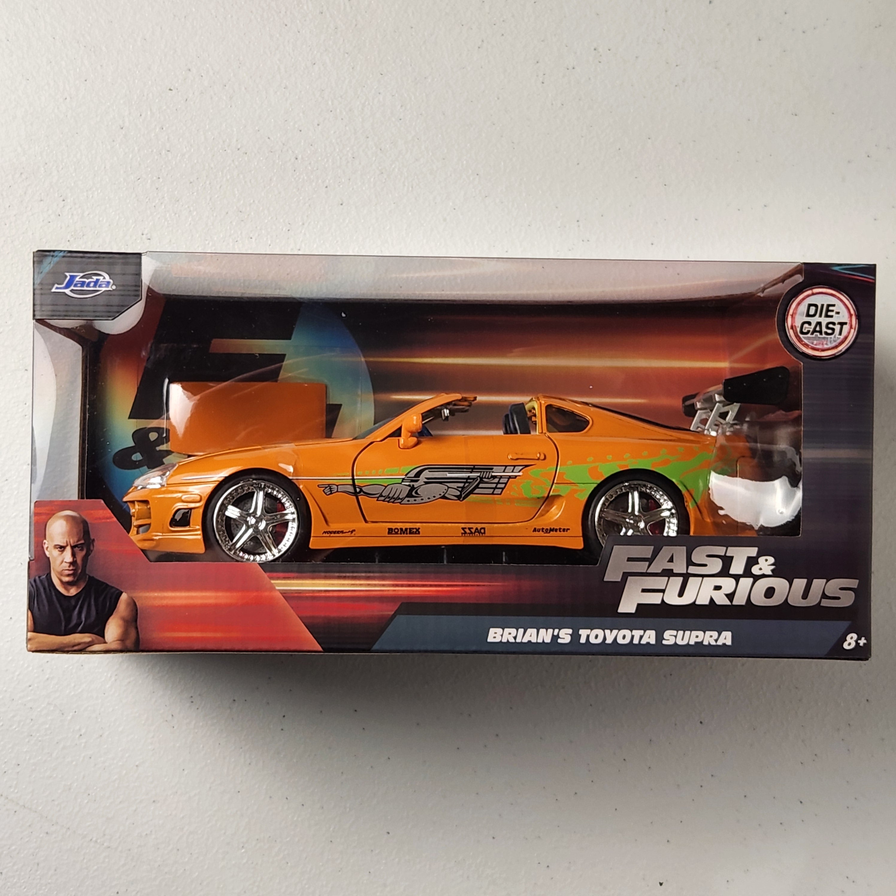 Brian's Toyota Supra Fast and Furious Hollywood Rides Diecast Jada 1:24