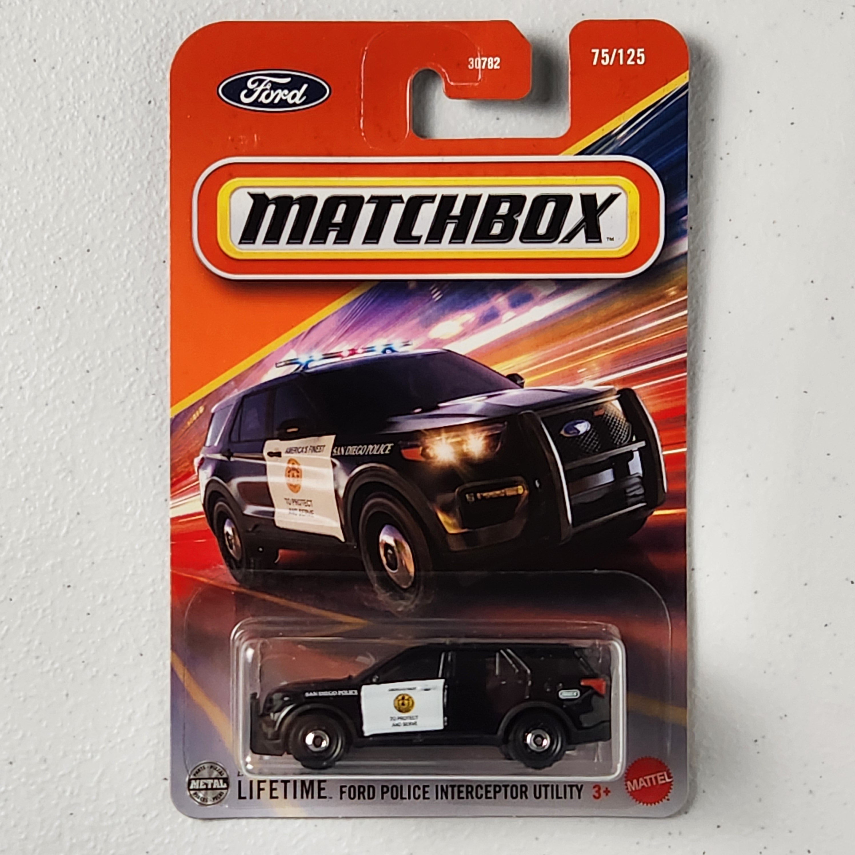Ford Police Interceptor Utility American Matchbox