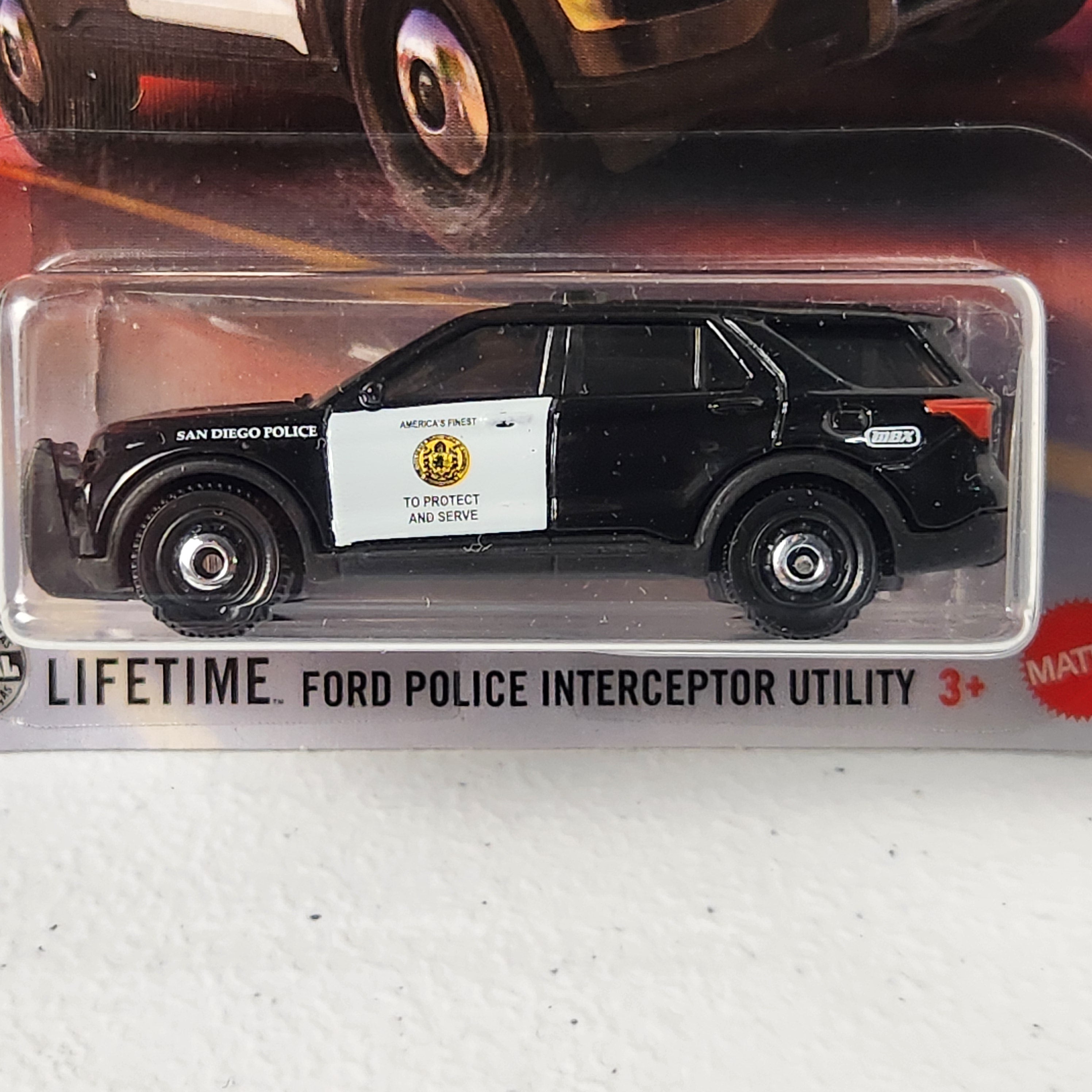 Ford Police Interceptor Utility American Matchbox
