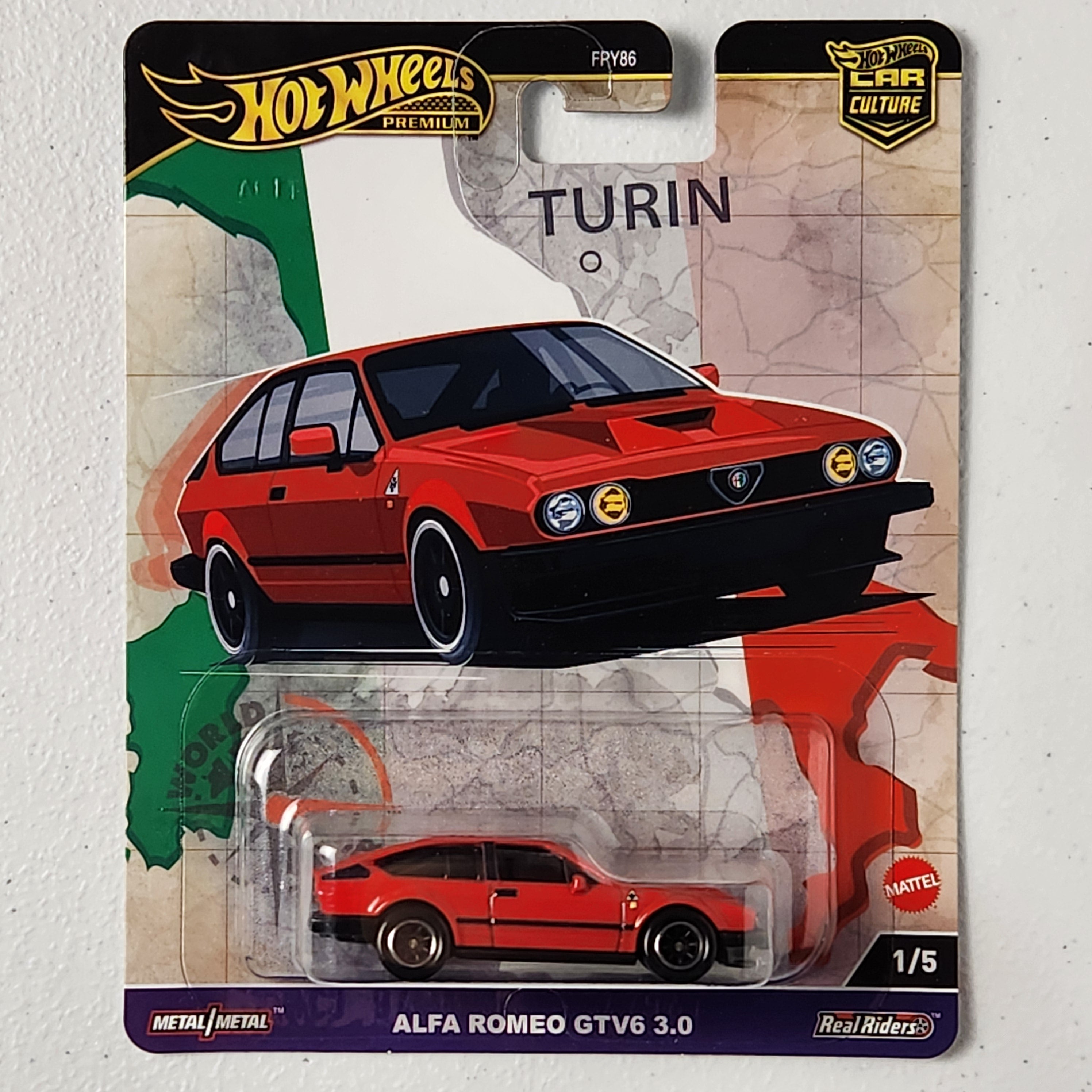 Alfa Romeo GTV6 Car Culture World Tour #1/5 Premium Hot Wheels