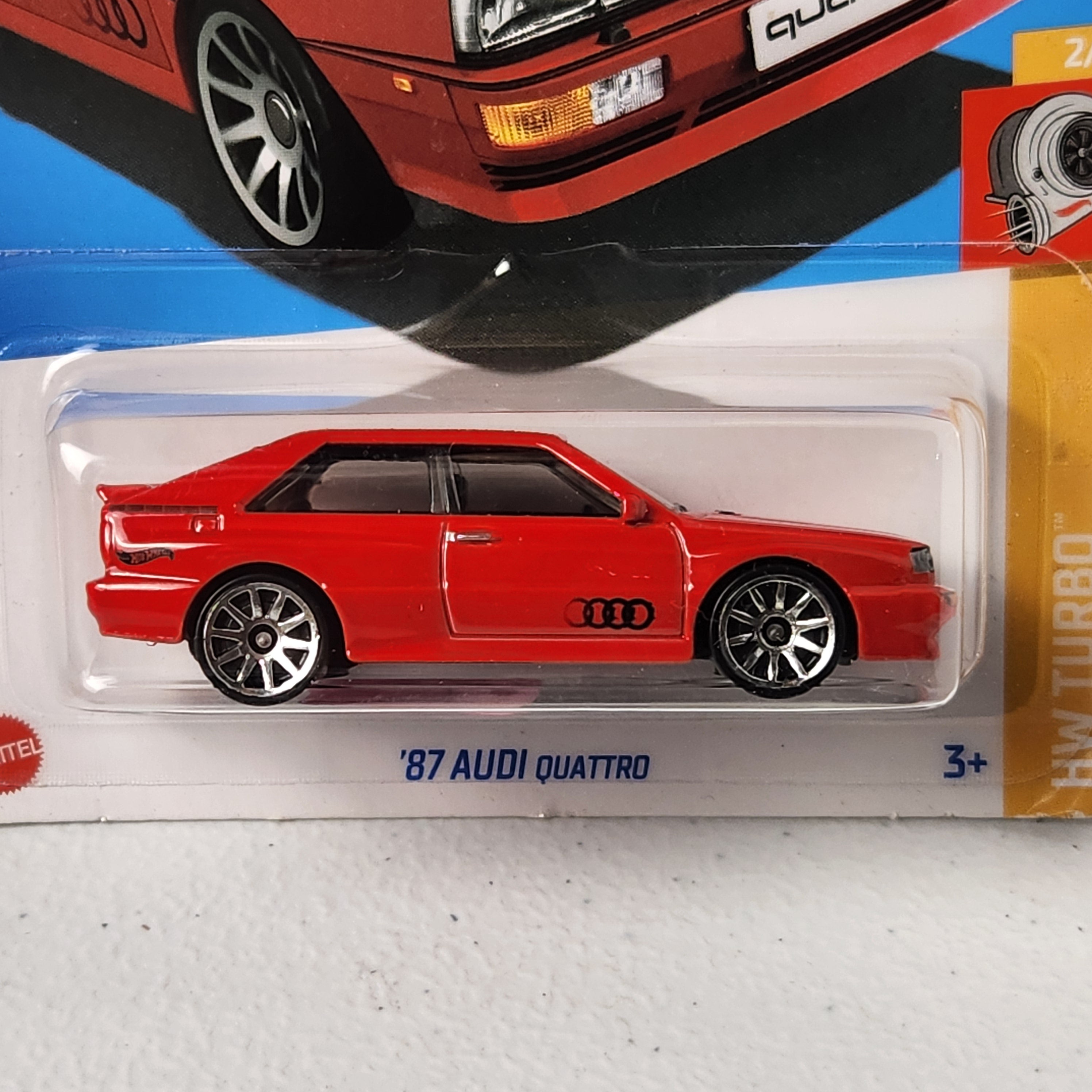 '87 Audi Quattro Mainline European Hot Wheels
