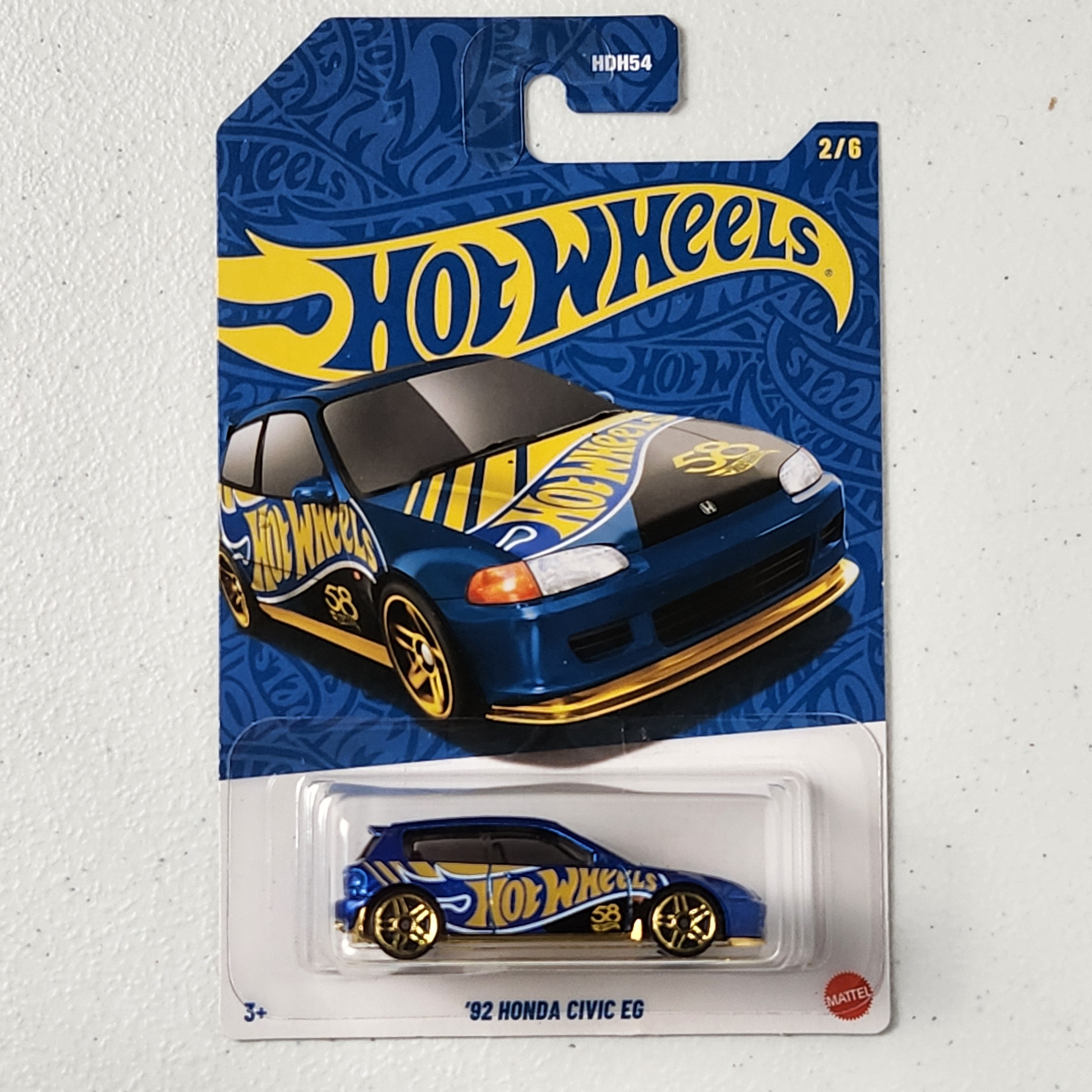 Honda Civic EG Custom JDM Mainline Hot Wheels