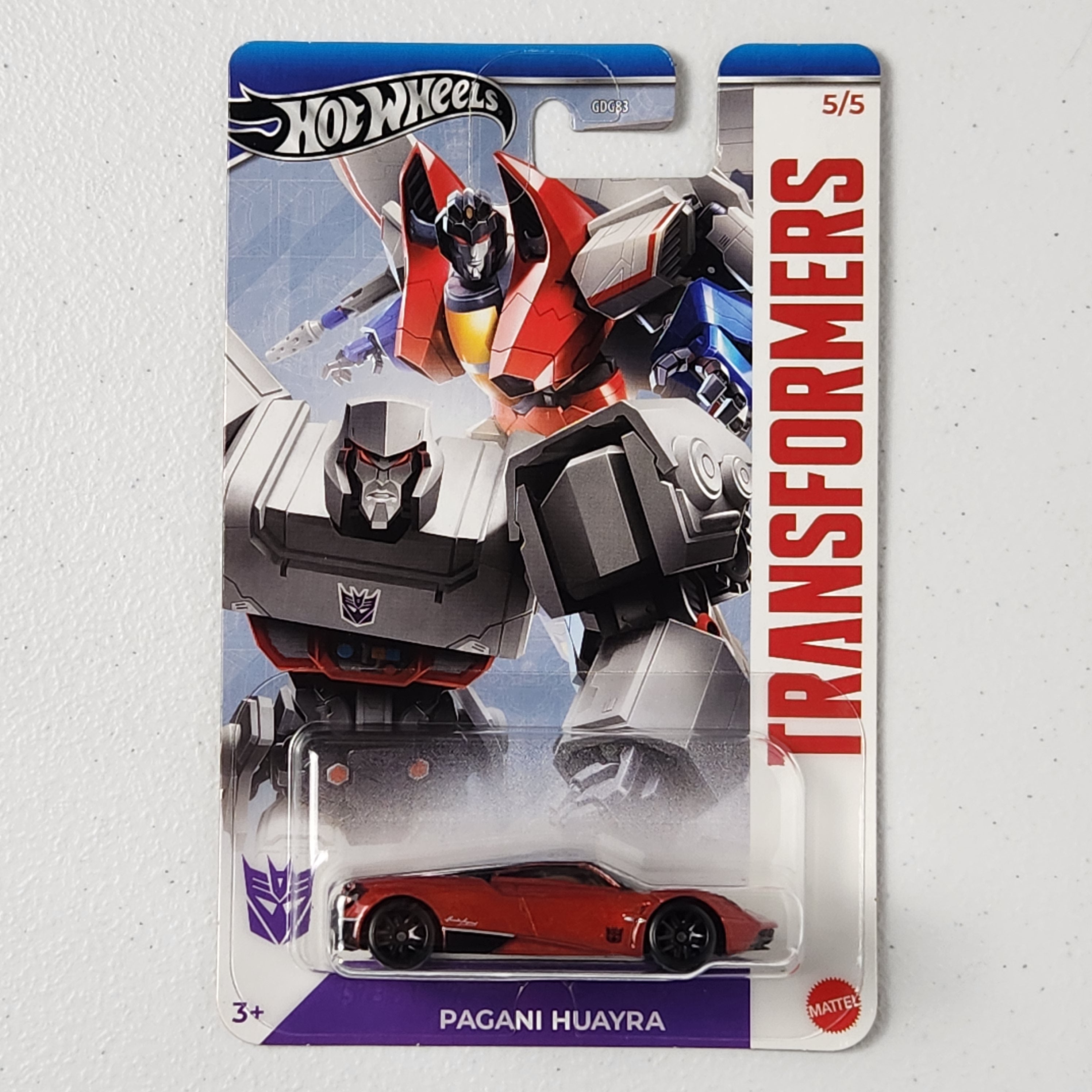 Pagani Huayra #5/5 Transformers Exotic SS Hot Wheels