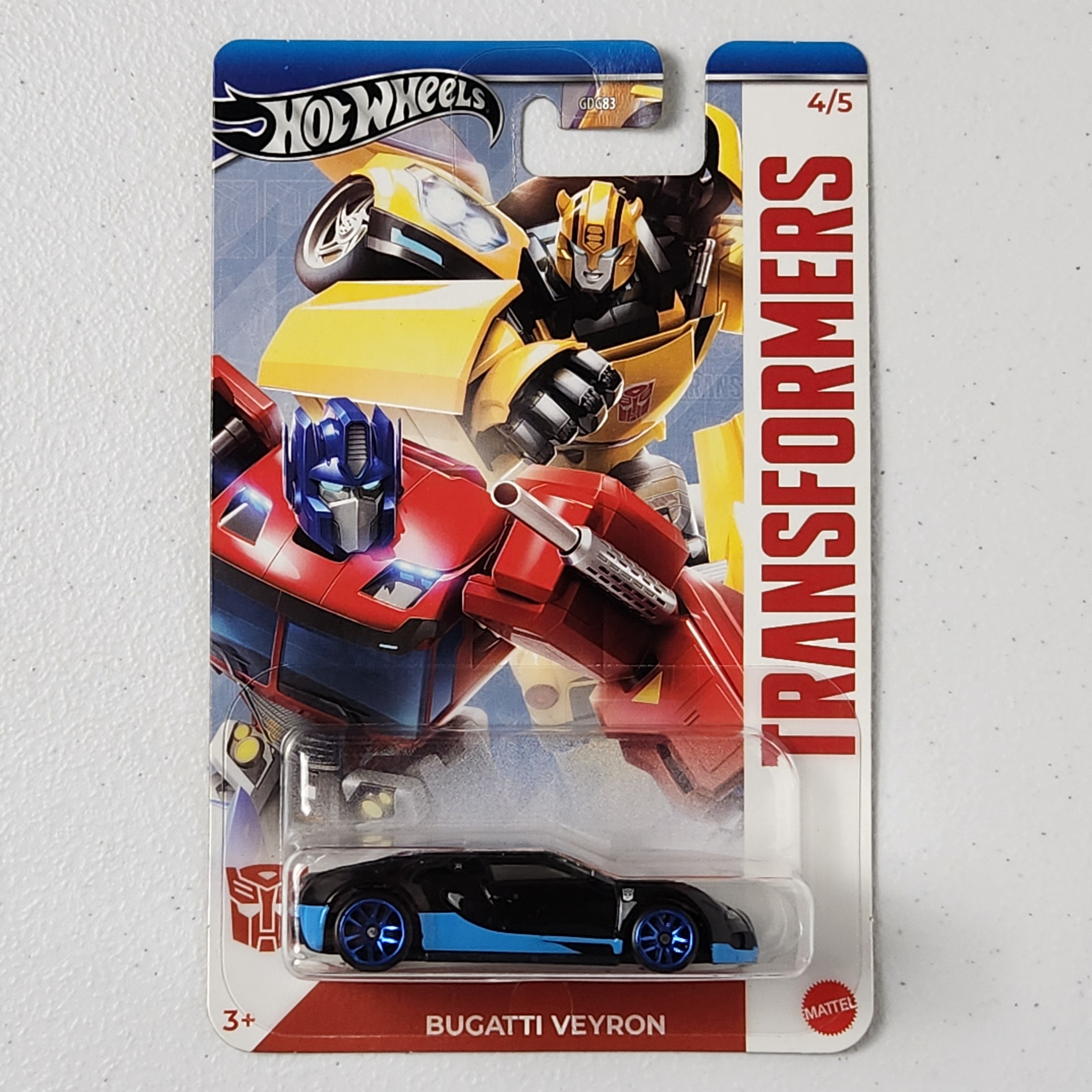 Bugatti Veyron #4/5 Transformers Exotic SS Hot Wheels