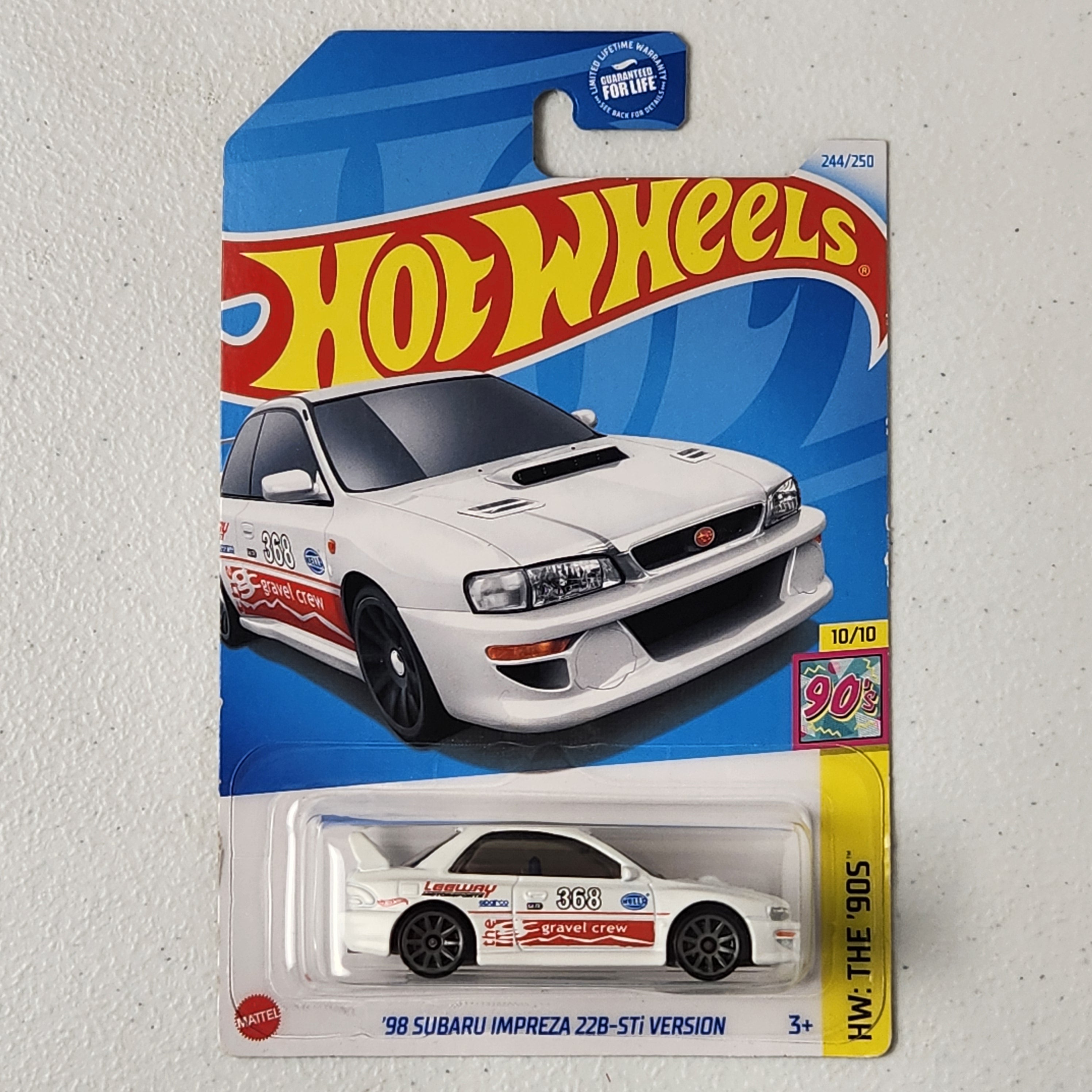 98 Subaru Impreza 22B STi Version JDM Mainline Hot Wheels