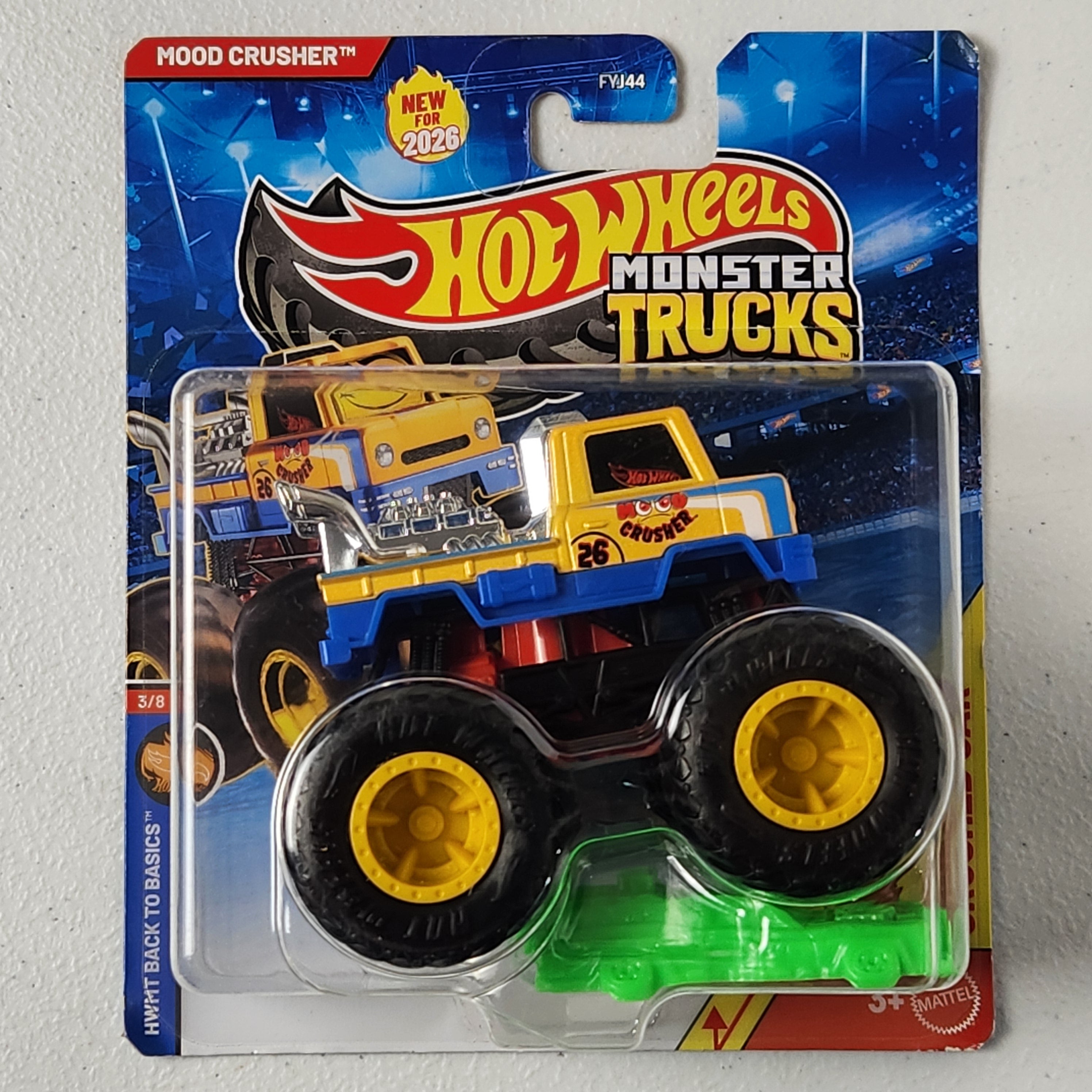 Mood Crusher Monster Trucks American Silver Series Hot Wheels 2026
