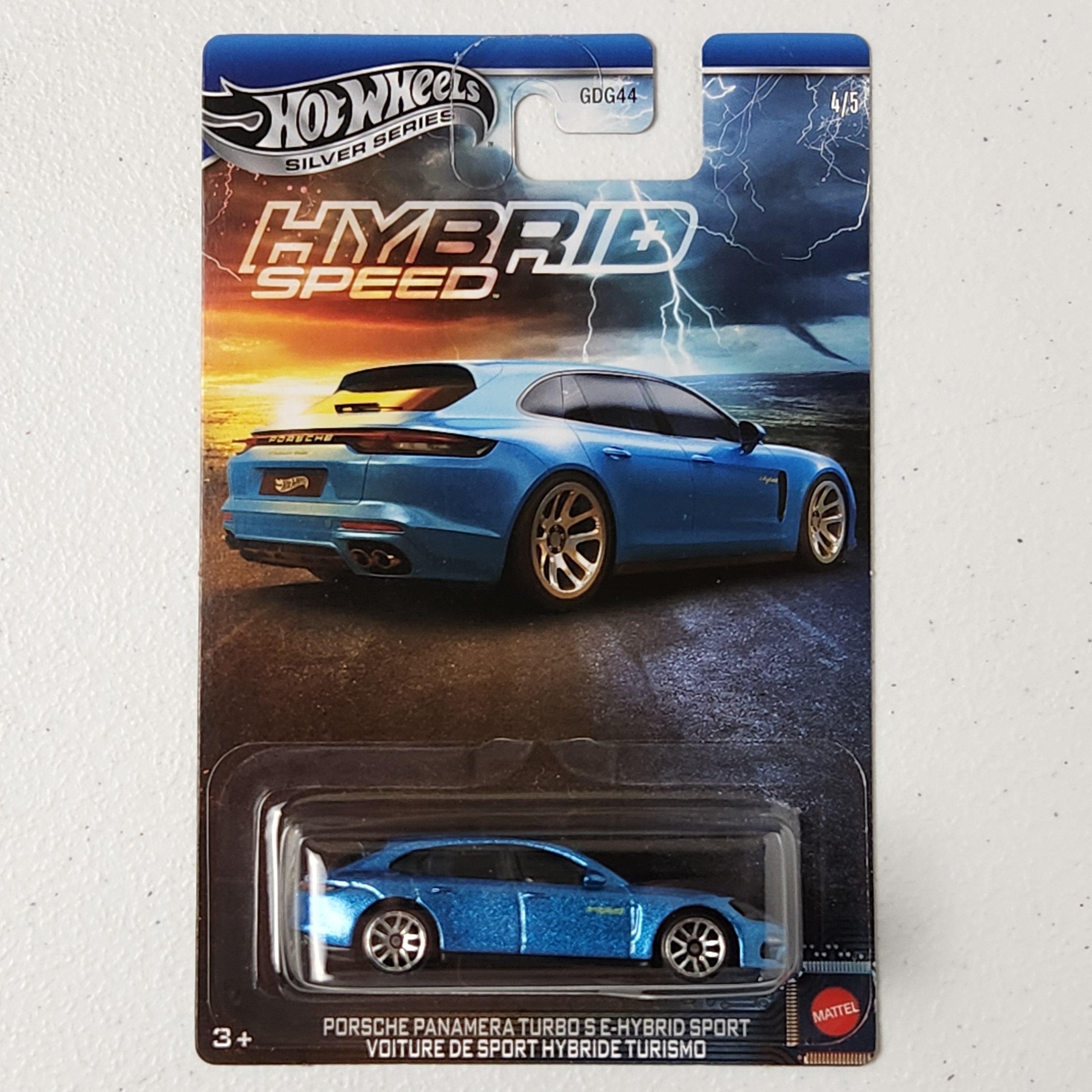 Porsche Panamera Turbo S E-Hybrid Sport Turismo #4/5 Hybrid Speed European Silver Series Hot Wheels 2024