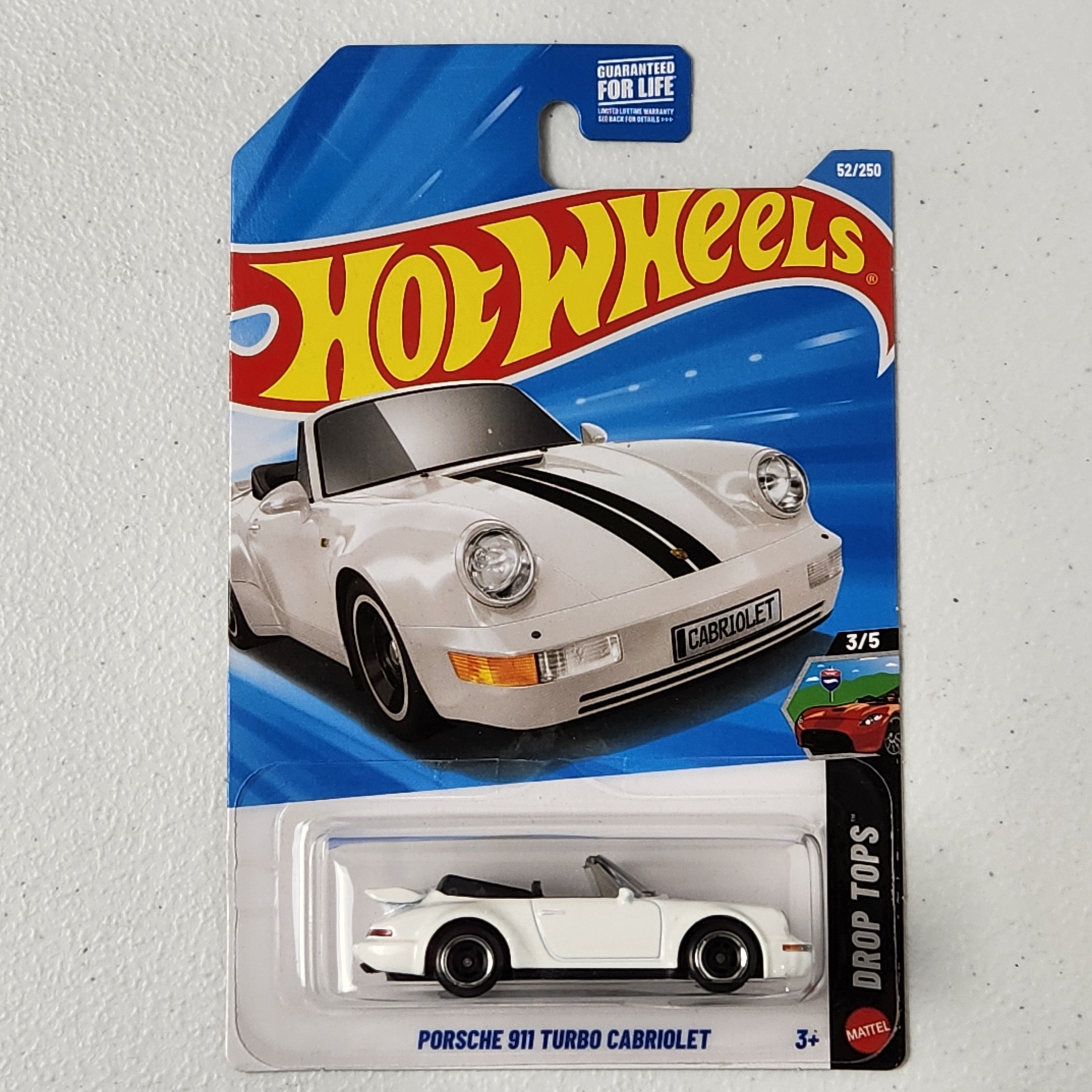 Porsche 911 Turbo Cabriolet European Mainline Hot Wheels