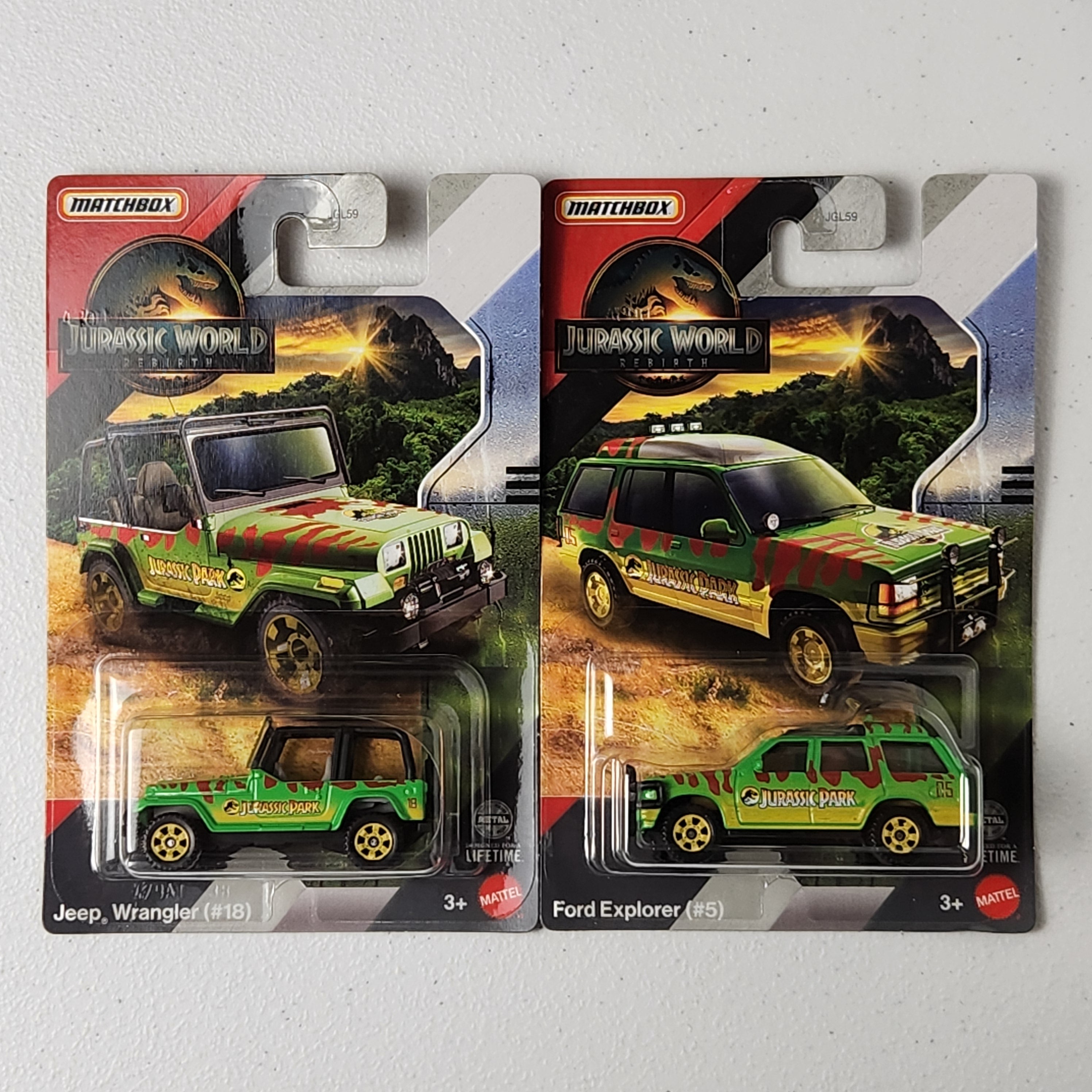 Jurassic World Matchbox Cars