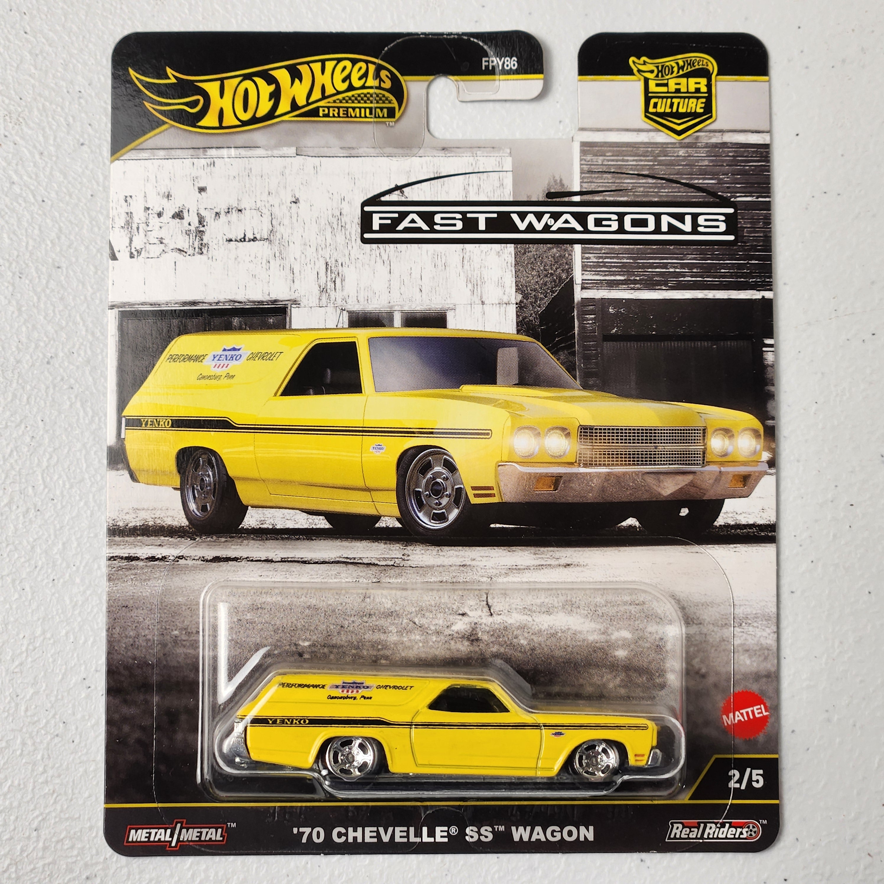 70 Chevelle SS Wagon 2/5 Car Culture: Fast Wagons American Premium Hot Wheels 2025