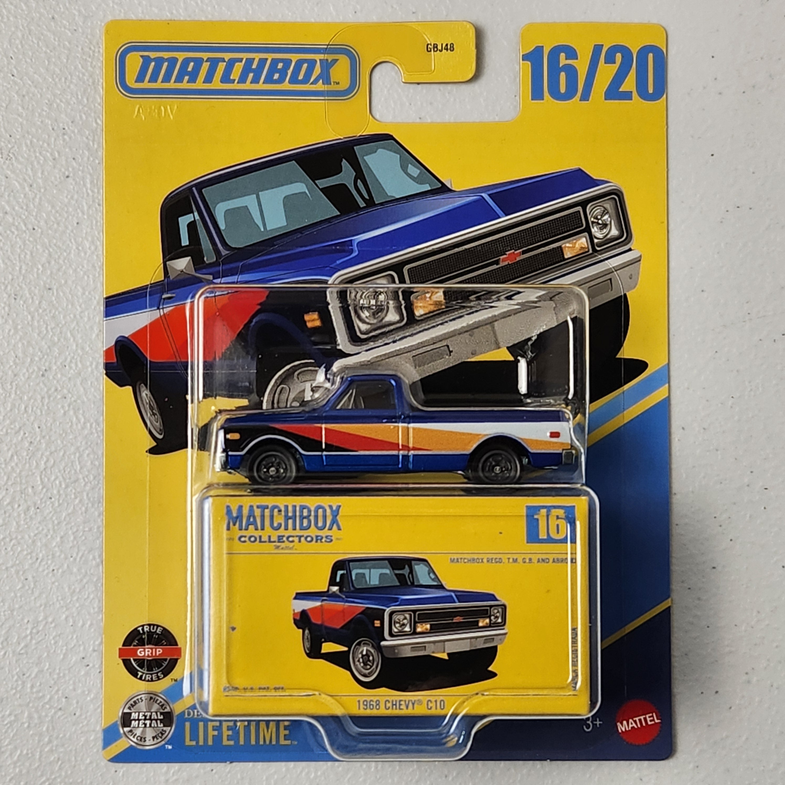 1968 Chevy C10 16/20 American Collectors Matchbox 2026