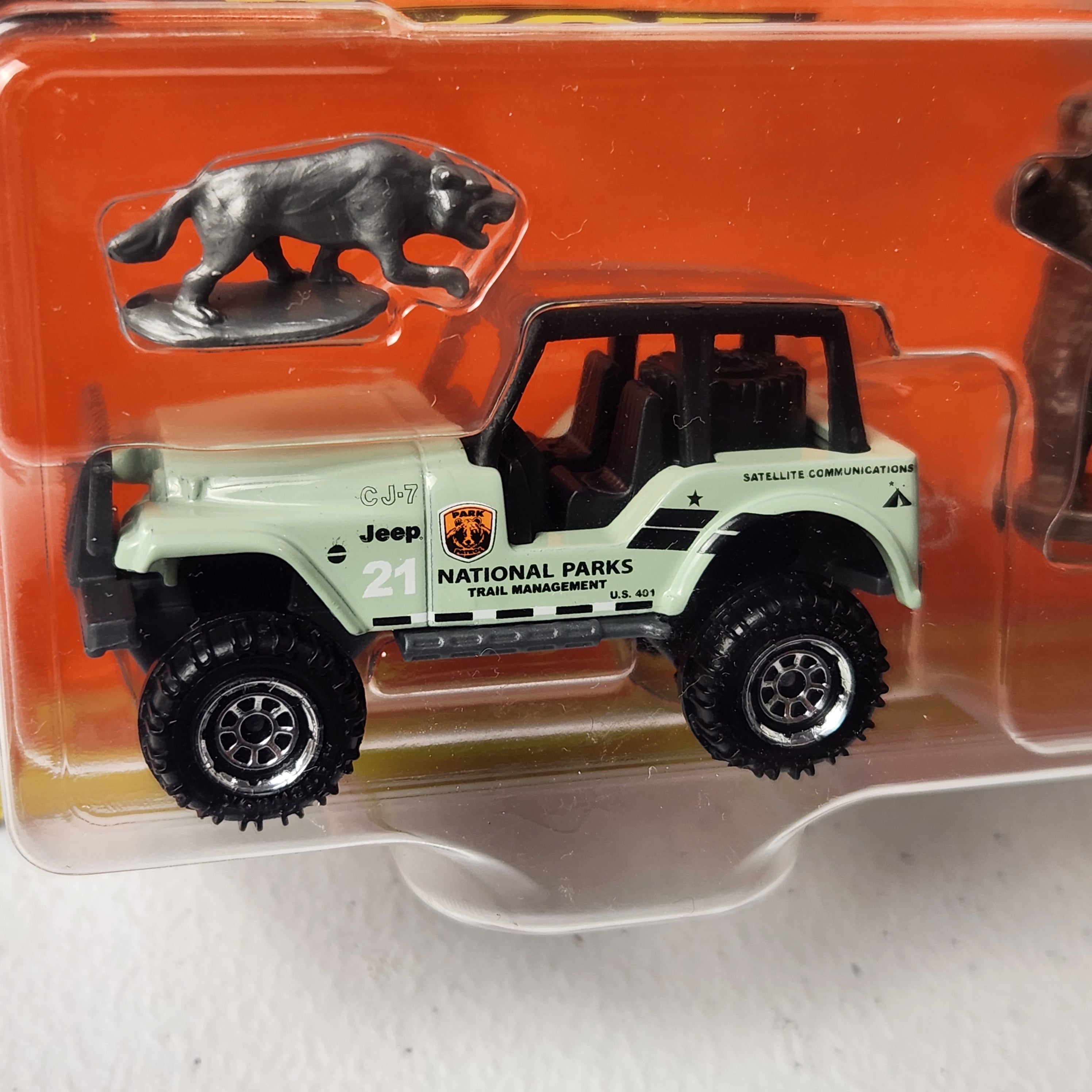 JEEP CJ-7 4x4 MBX Off-Road Hitch & Haul Trailer National Parks 8/8 Matchbox 2019