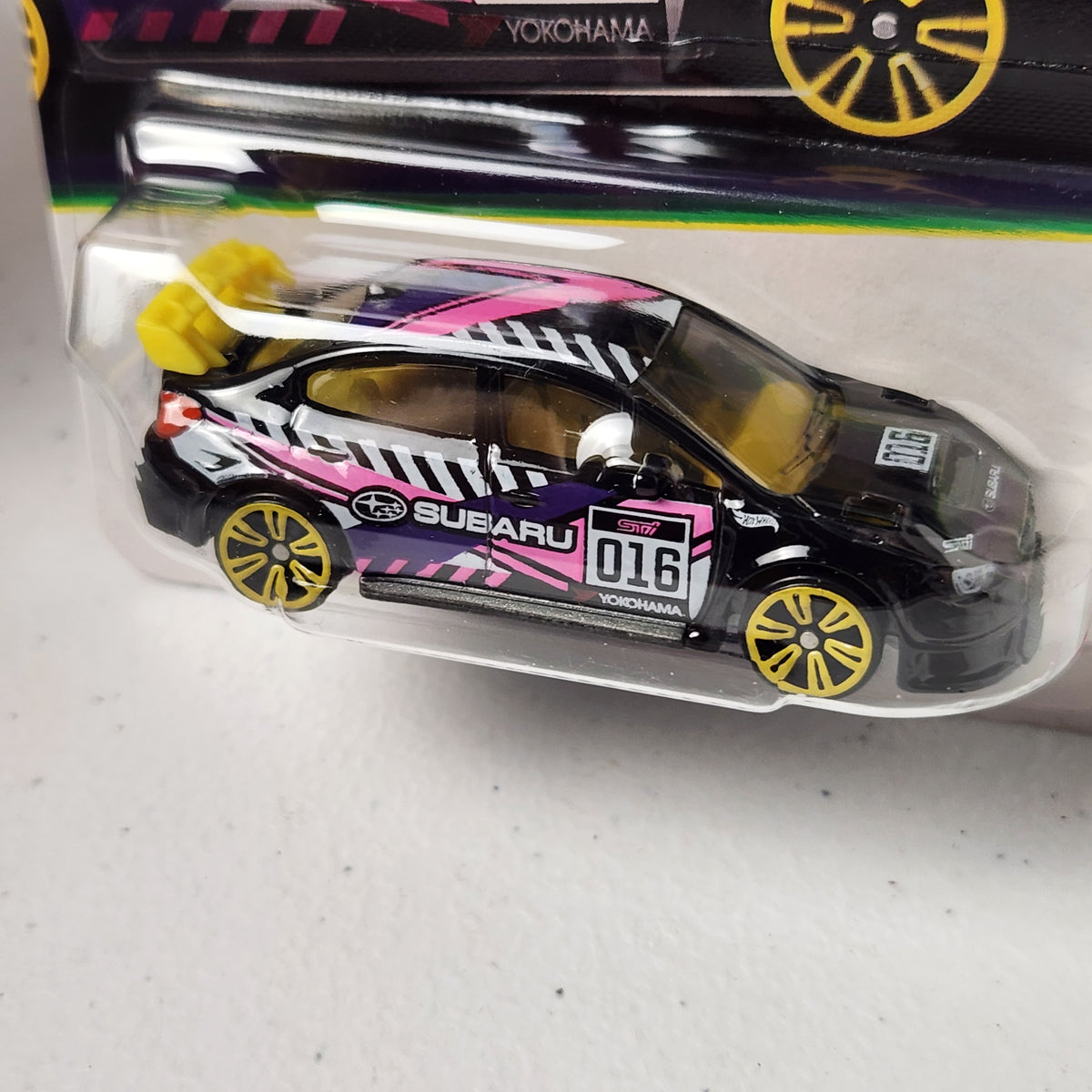 2016 Subaru WRX STI METAL BASE 7/8 JDM Neon Speeders Hot Wheels 2026