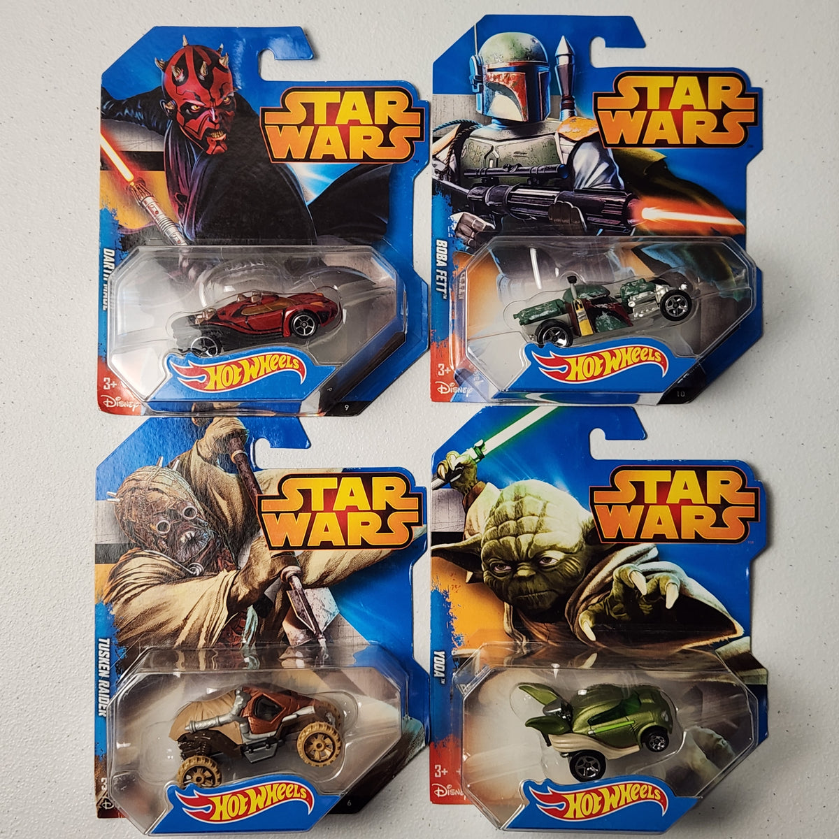 Star Wars Character Cars Complete 15-Car Set Star Wars Hot Wheels 2014