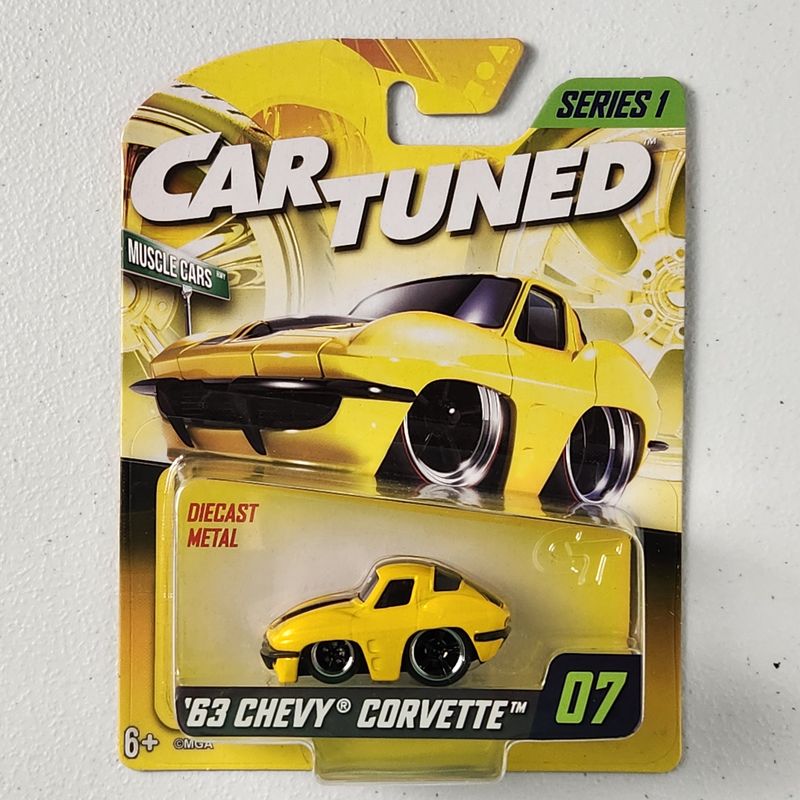 63 Chevy Corvette 07 Series 1 American Diecast Car Tuned