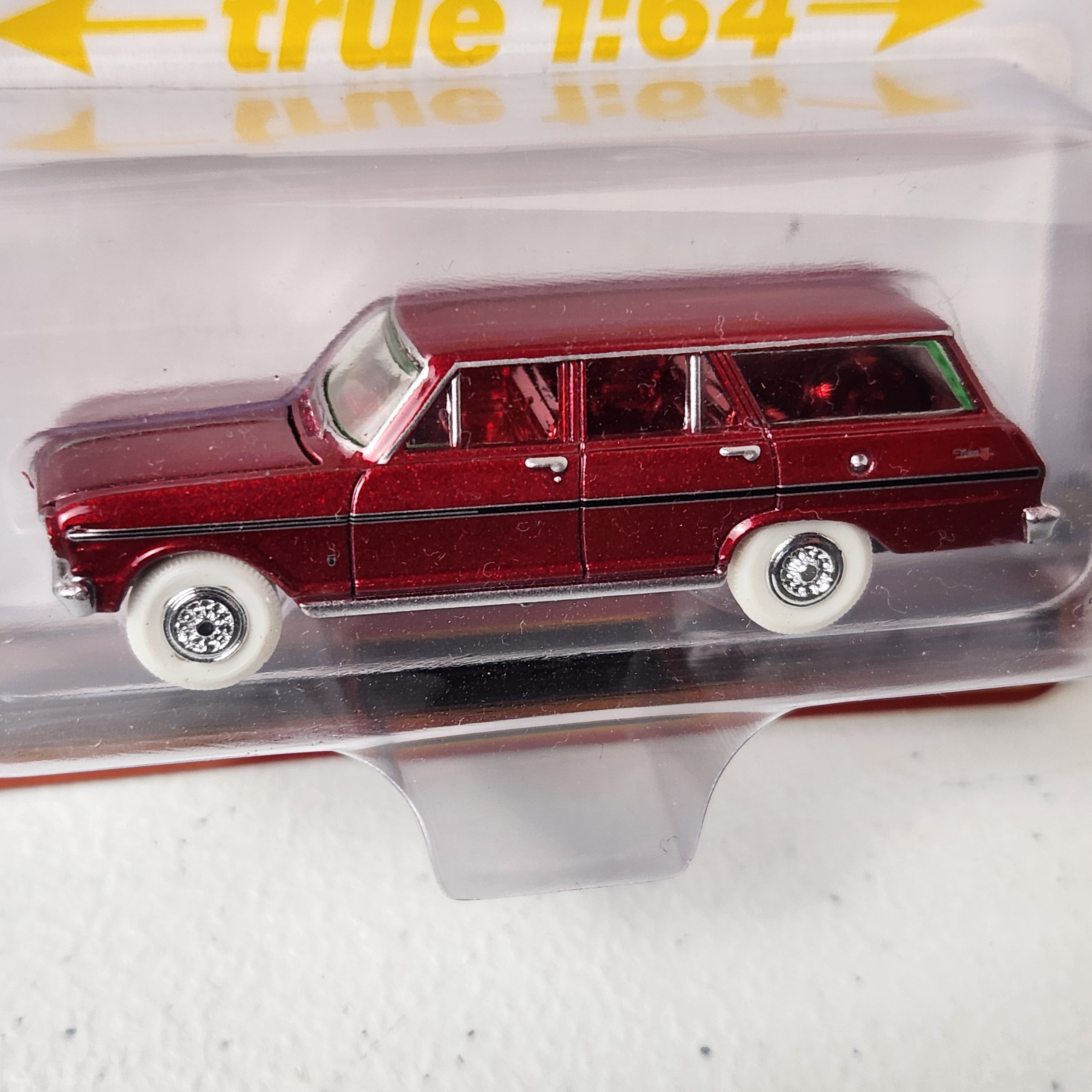 1963 Chevy II Nova 400 Wagon Ultra Red Chase American Auto World