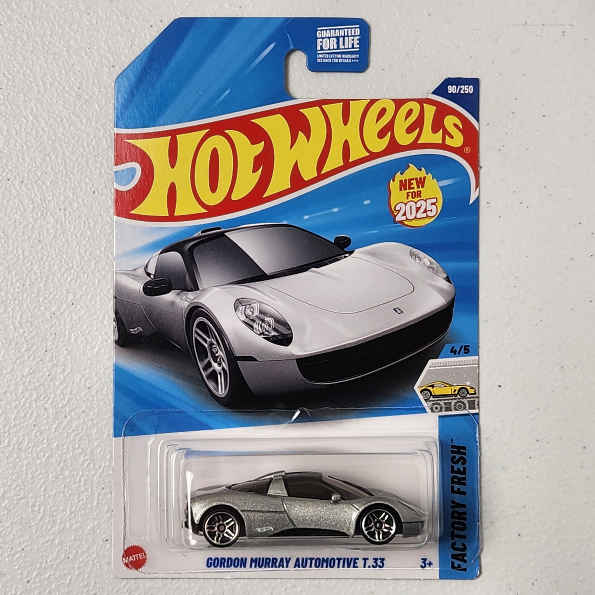 Gordon Murray Automotive T.33 Exotics Mainline Hot Wheels
