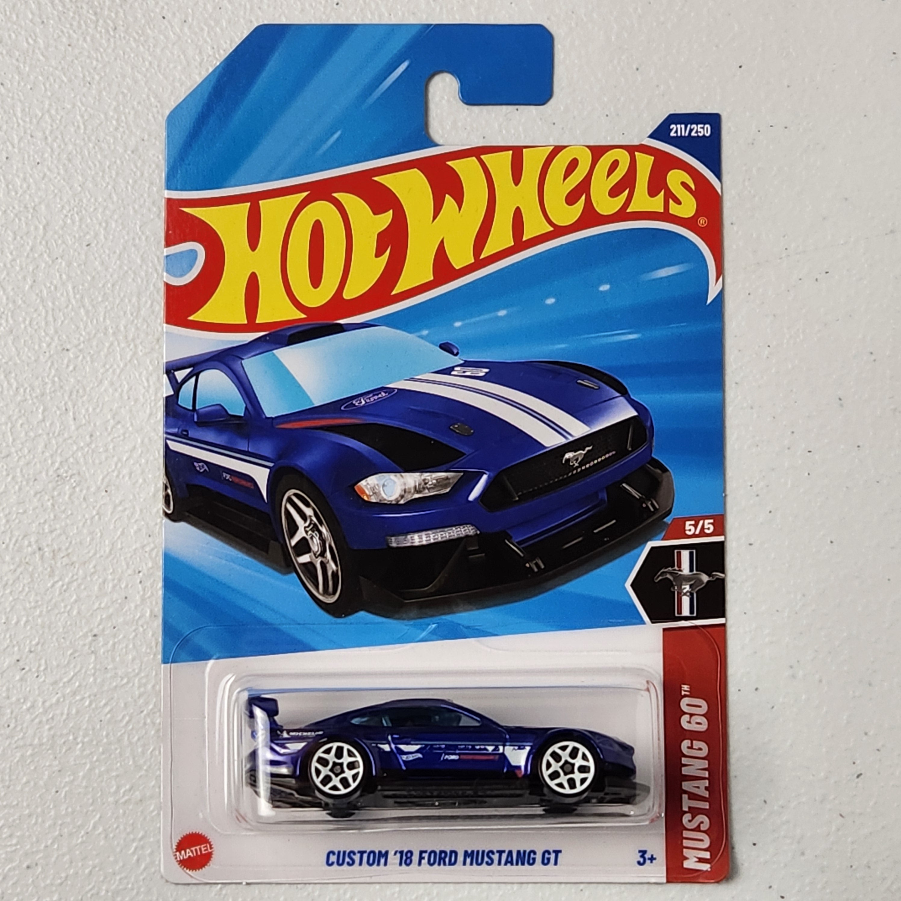Custom '18 Ford Mustang GT American Mainline Hot Wheels