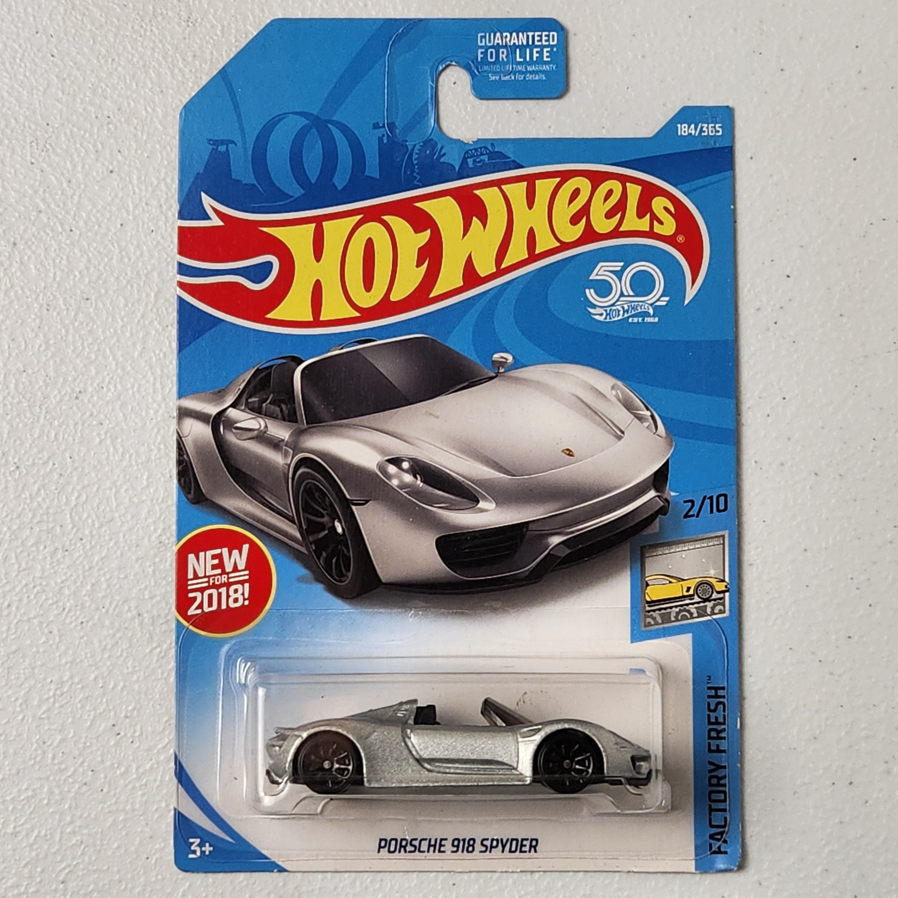 Porsche 918 Spyder European Mainline Hot Wheels