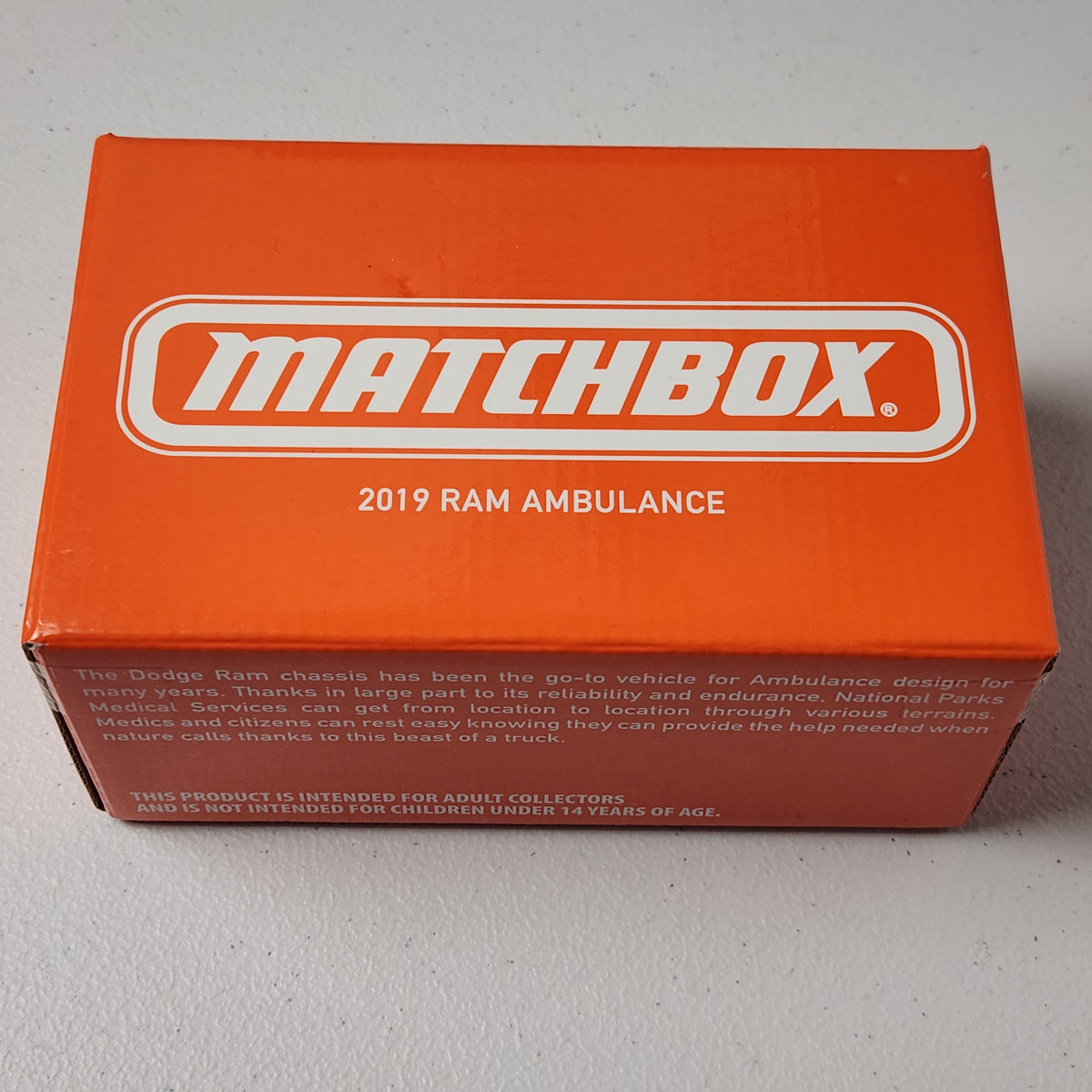 2019 Ram Ambulance Sealed Mattel Creations Exclusive American Matchbox 2022
