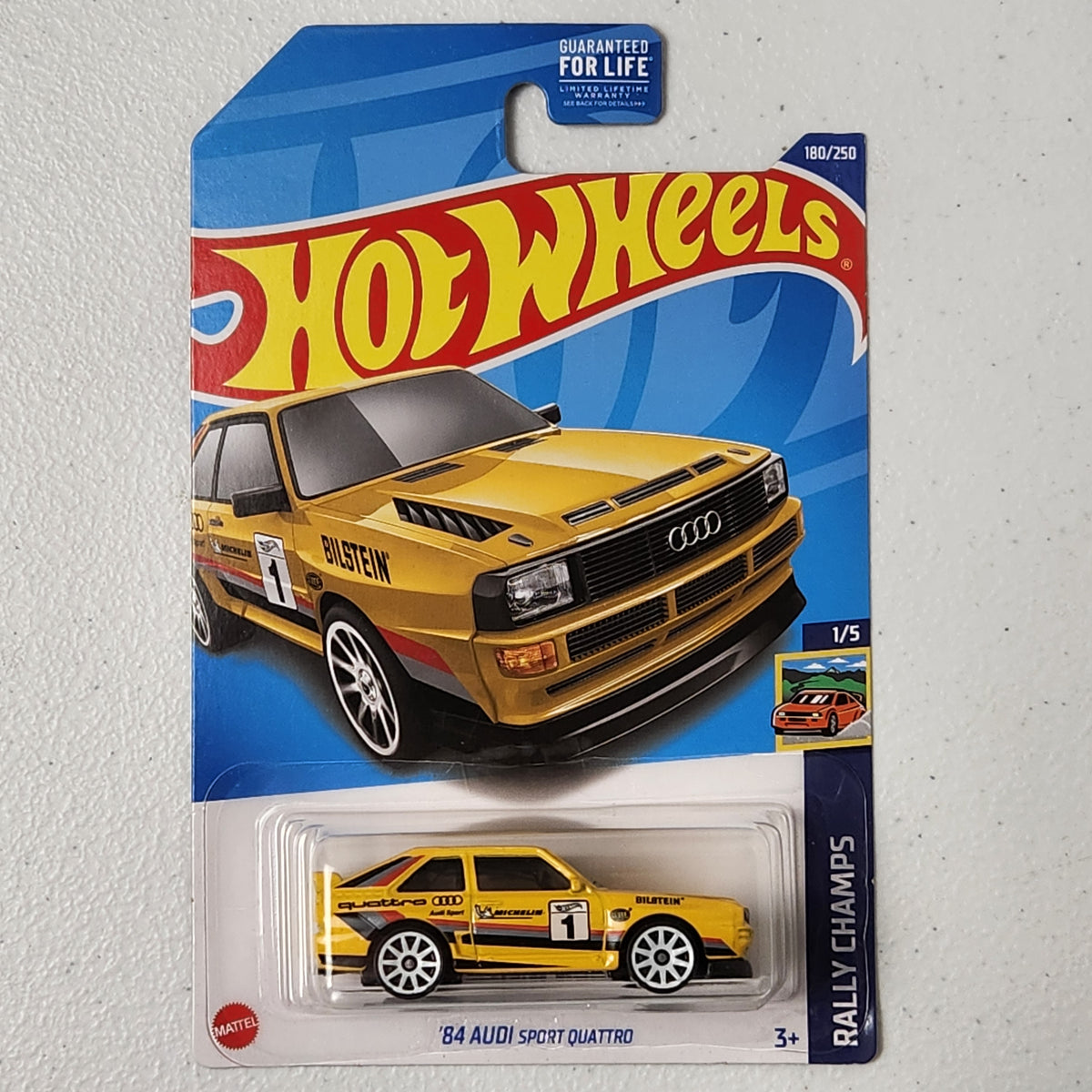 ’84 Audi Sport Quattro European Mainline Hot Wheels