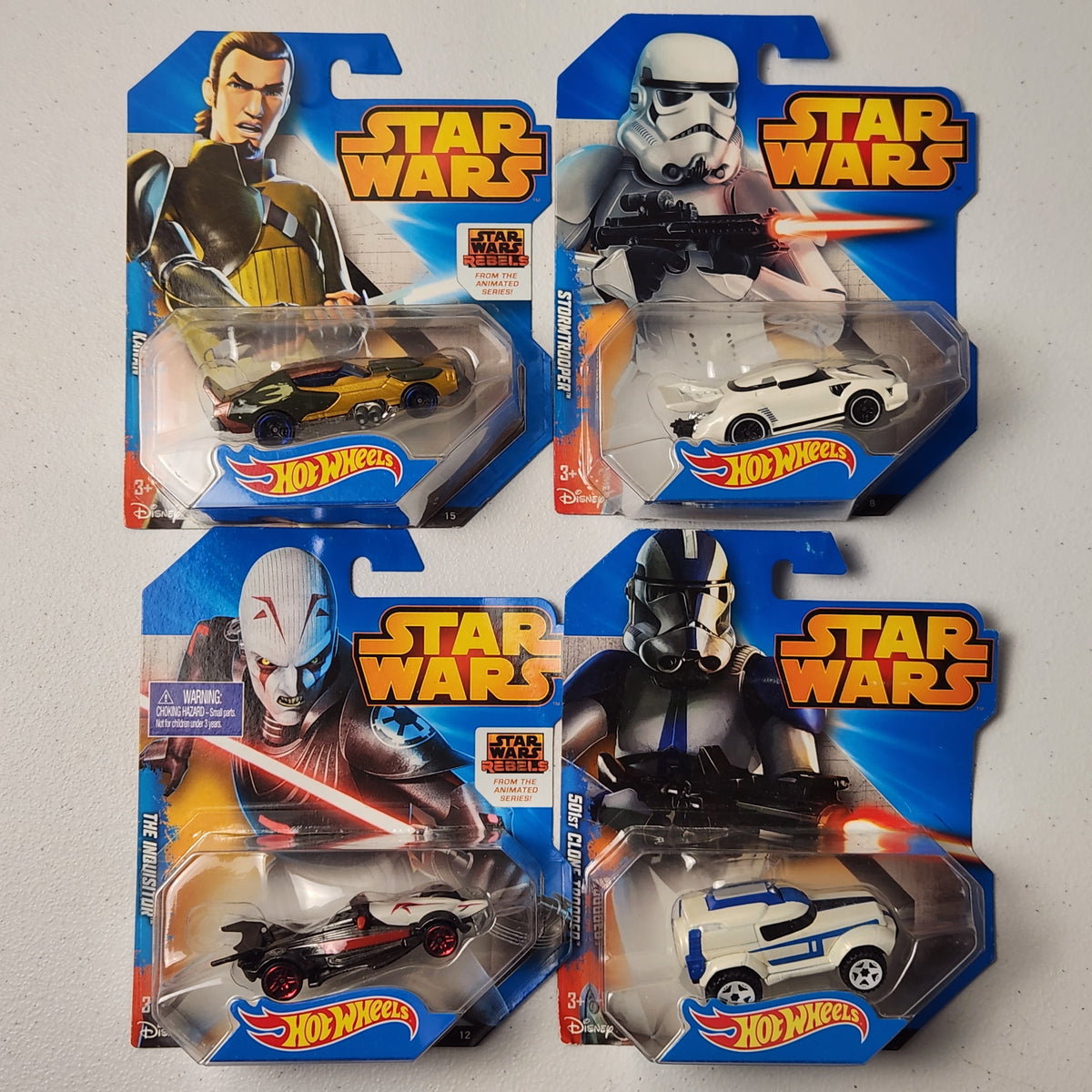 Star Wars Character Cars Complete 15-Car Set Star Wars Hot Wheels 2014