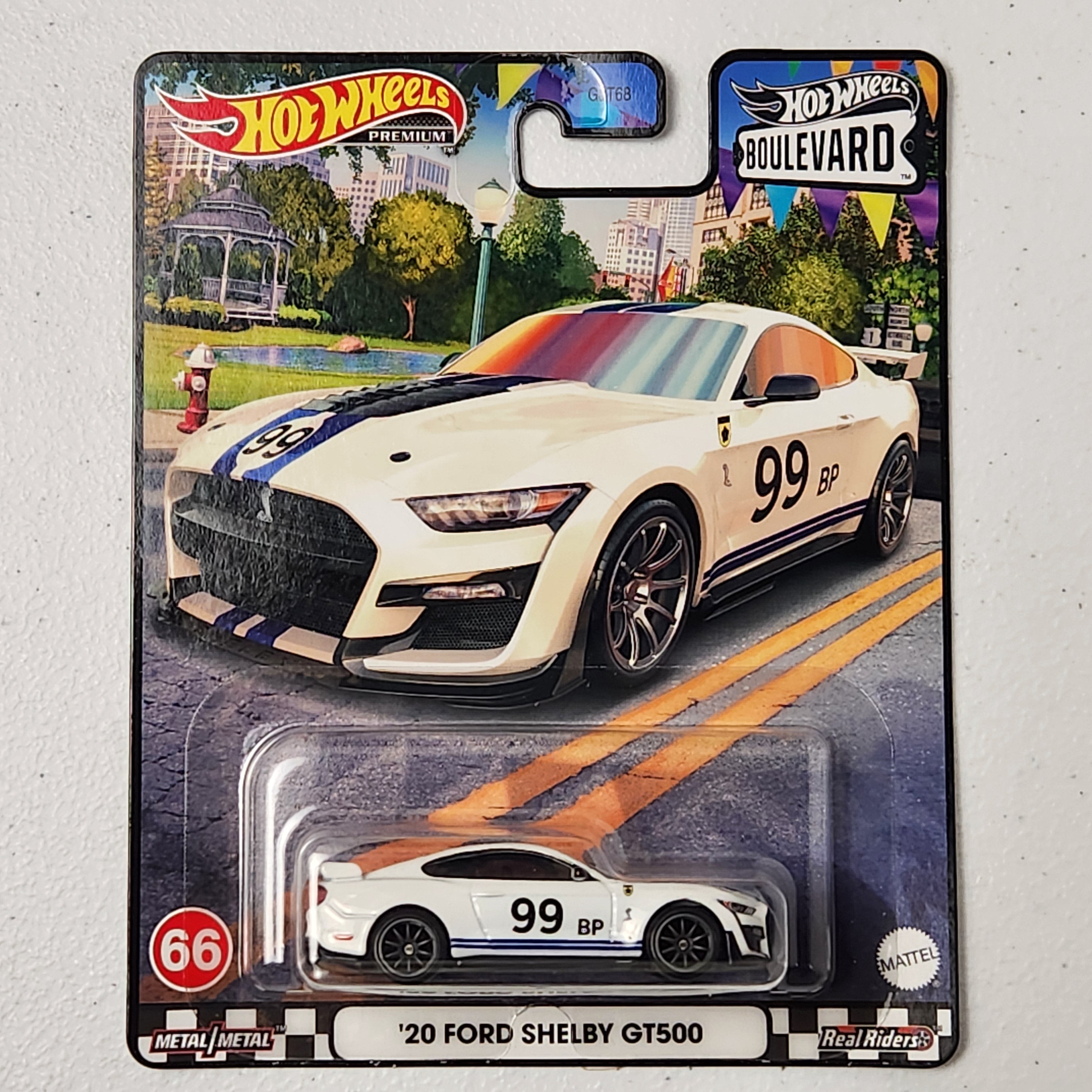 20 Ford Shelby GT500 #66 Boulevard American Premium Hot Wheels 2020