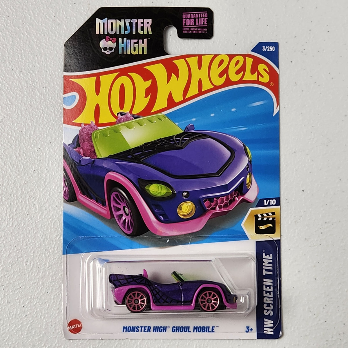 Monster High Ghoul Mobile American Mainline Hot Wheels